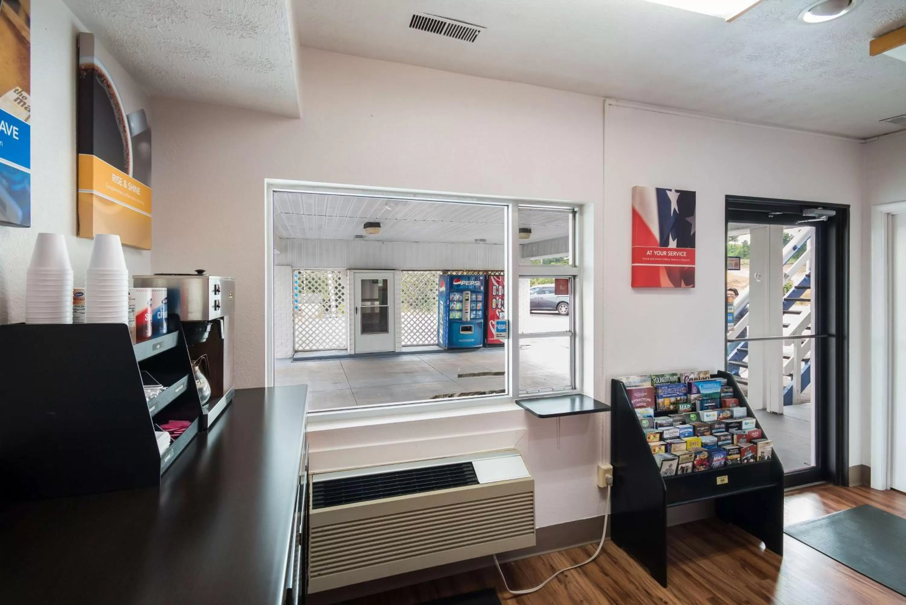 Library in Motel 6-Parkersburg, WV