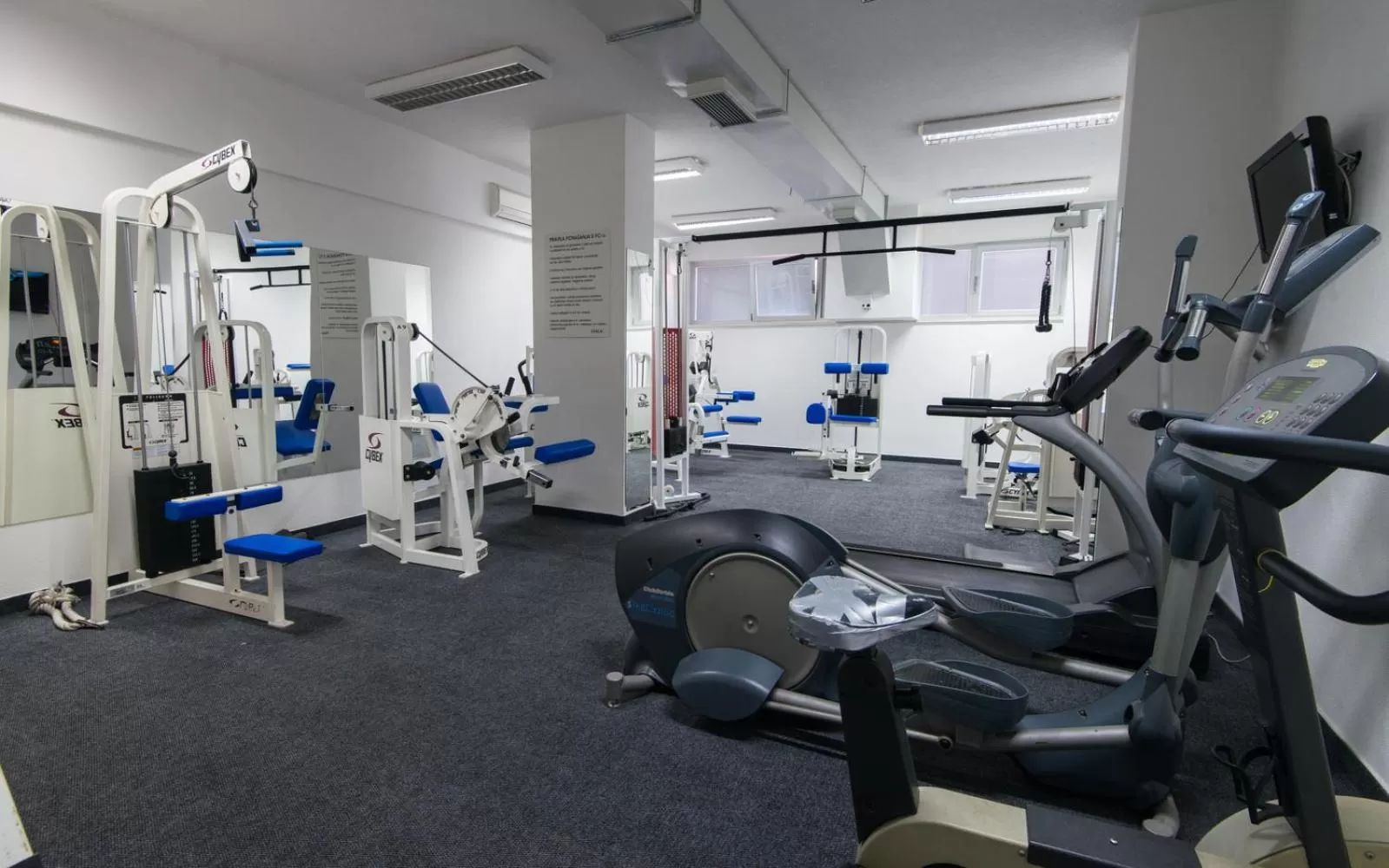 Fitness centre/facilities in Hotel Jadran Neum