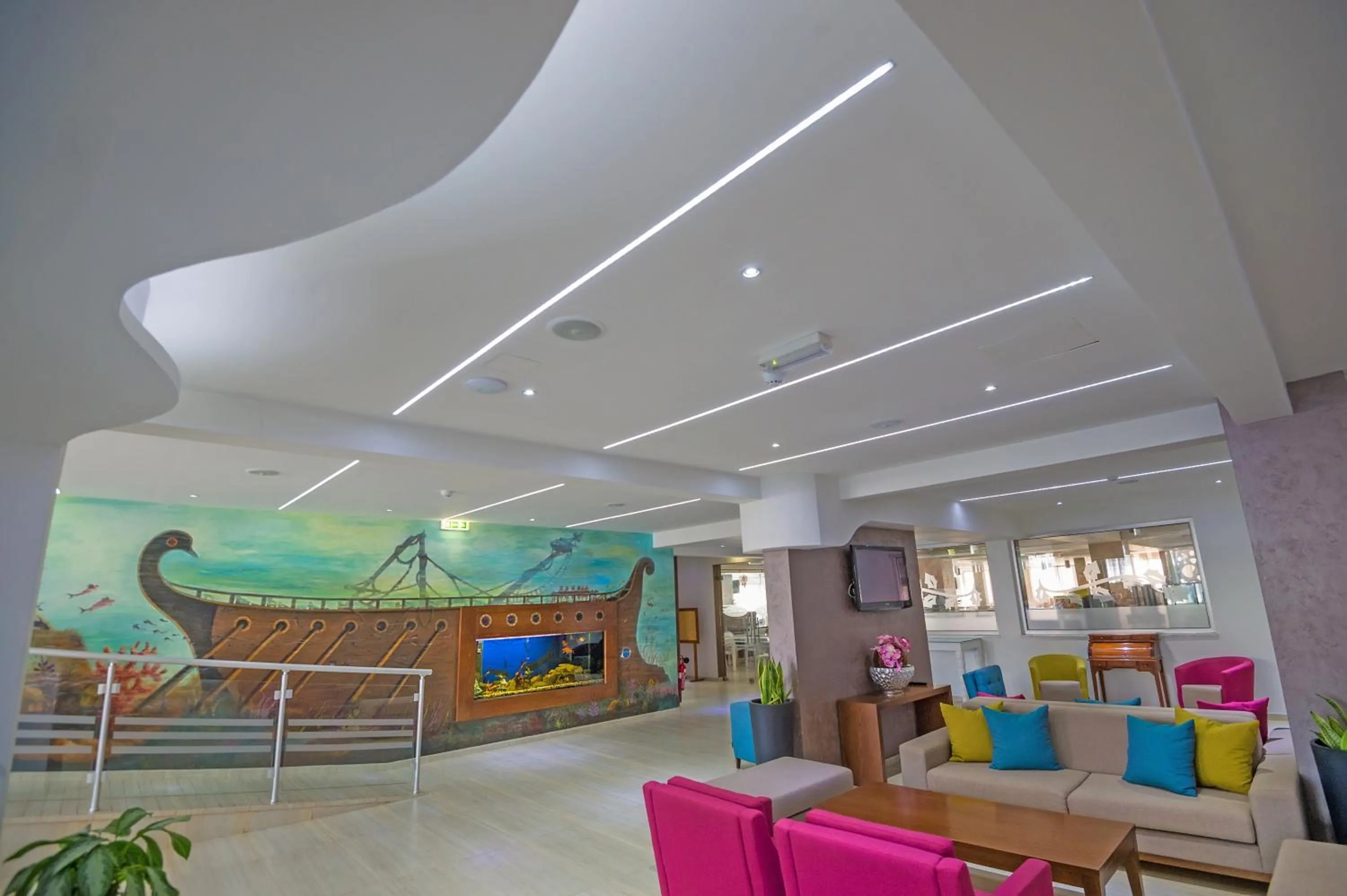 Lobby or reception in New Famagusta Hotel & Suites