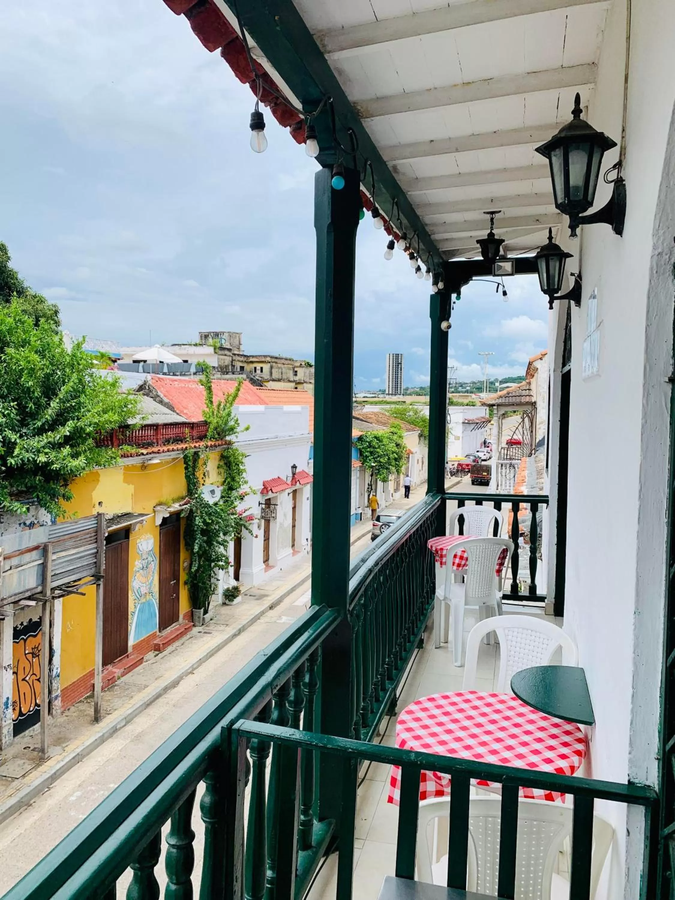 Balcony/Terrace in Hostal La Española de Getsemani