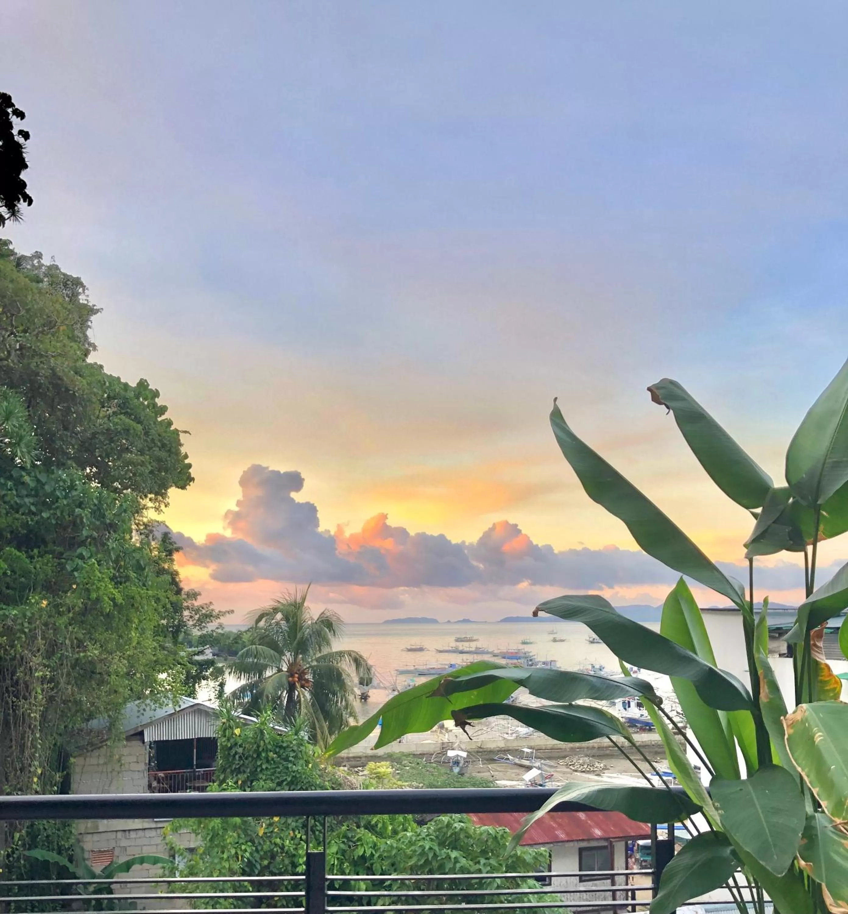 View (from property/room) in Hanna's Inn, El Nido