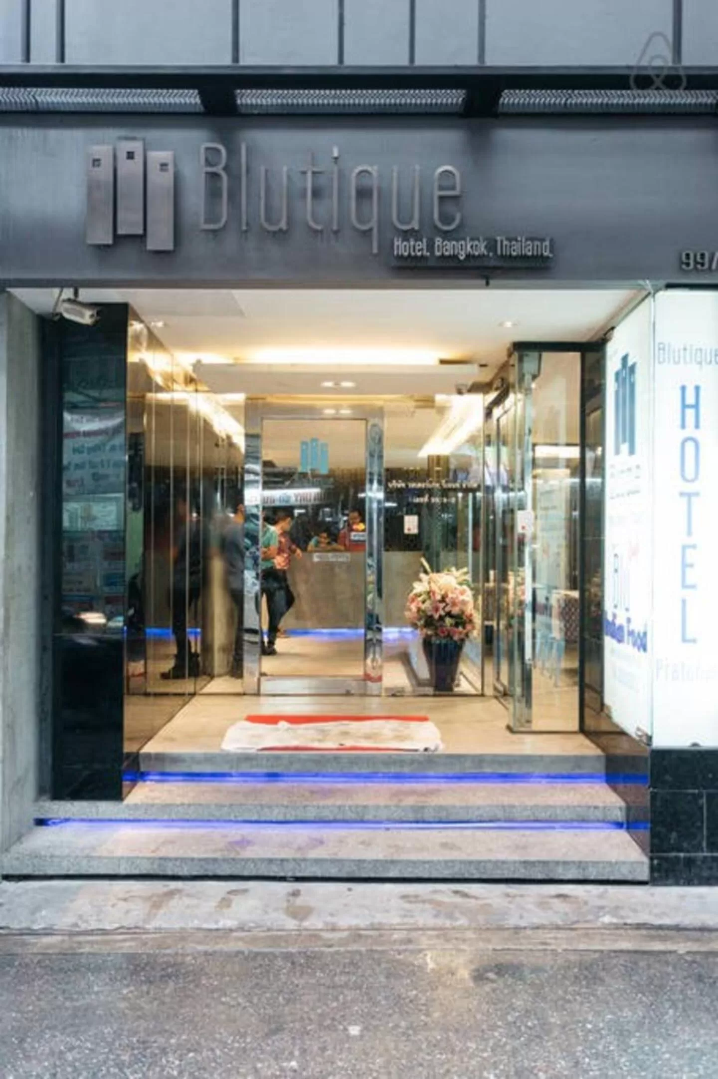 Property building in Blutique Hotel