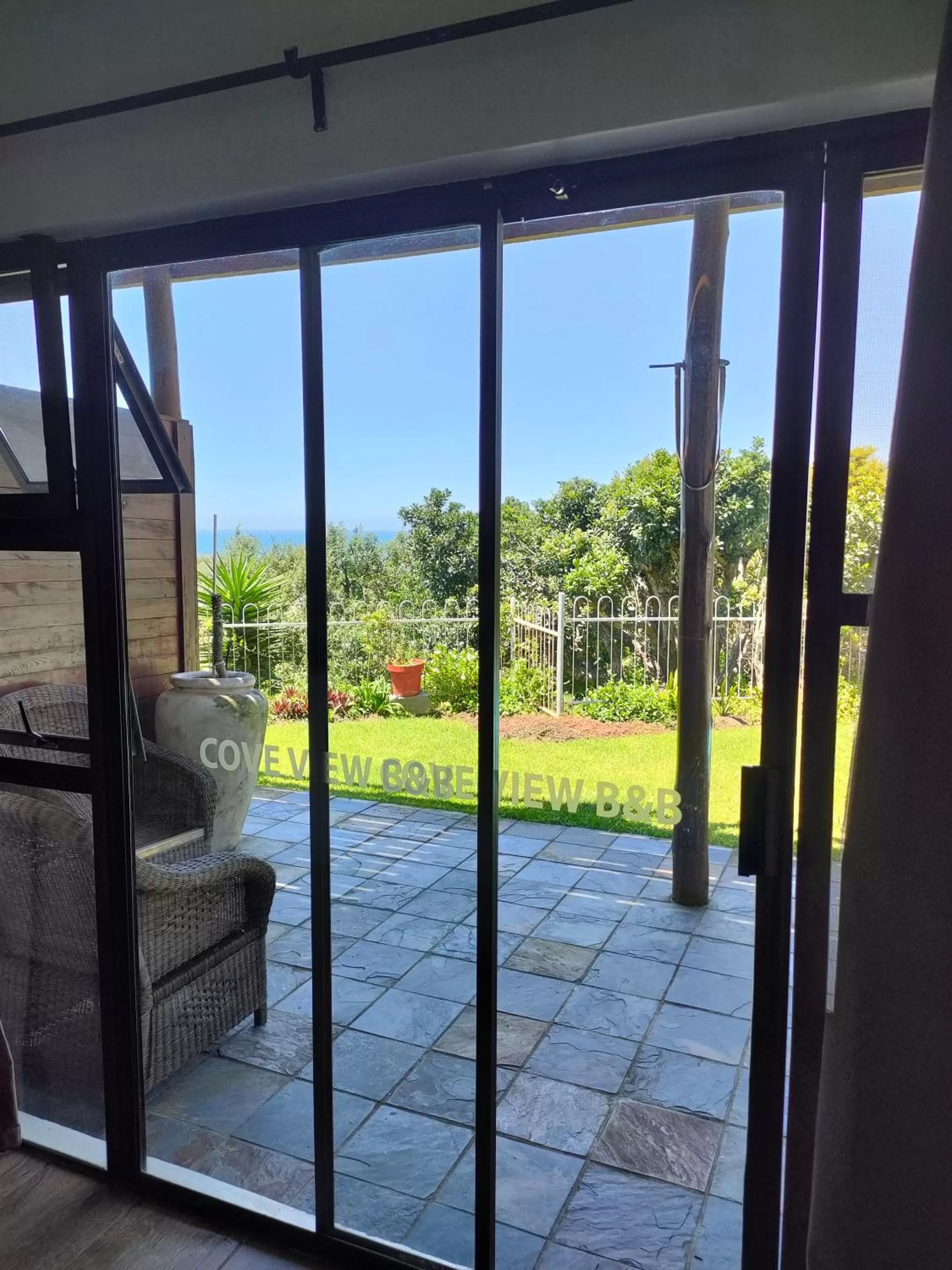 Patio in Cove View B&B