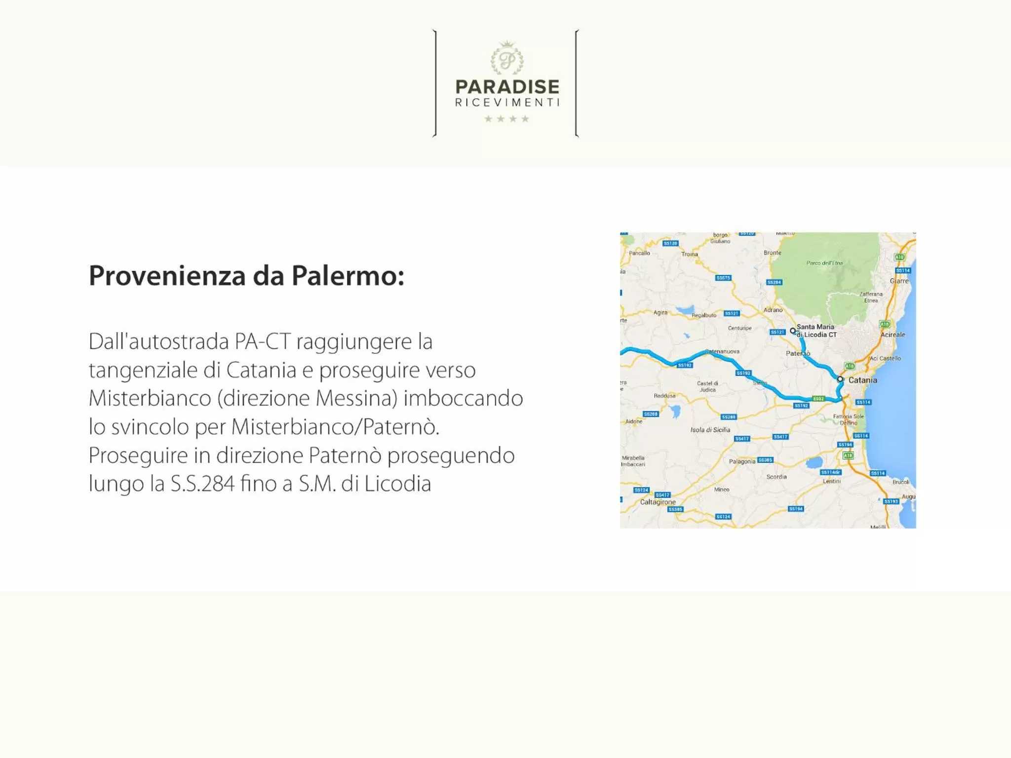 Logo/Certificate/Sign in Hotel Ristorante Paradise