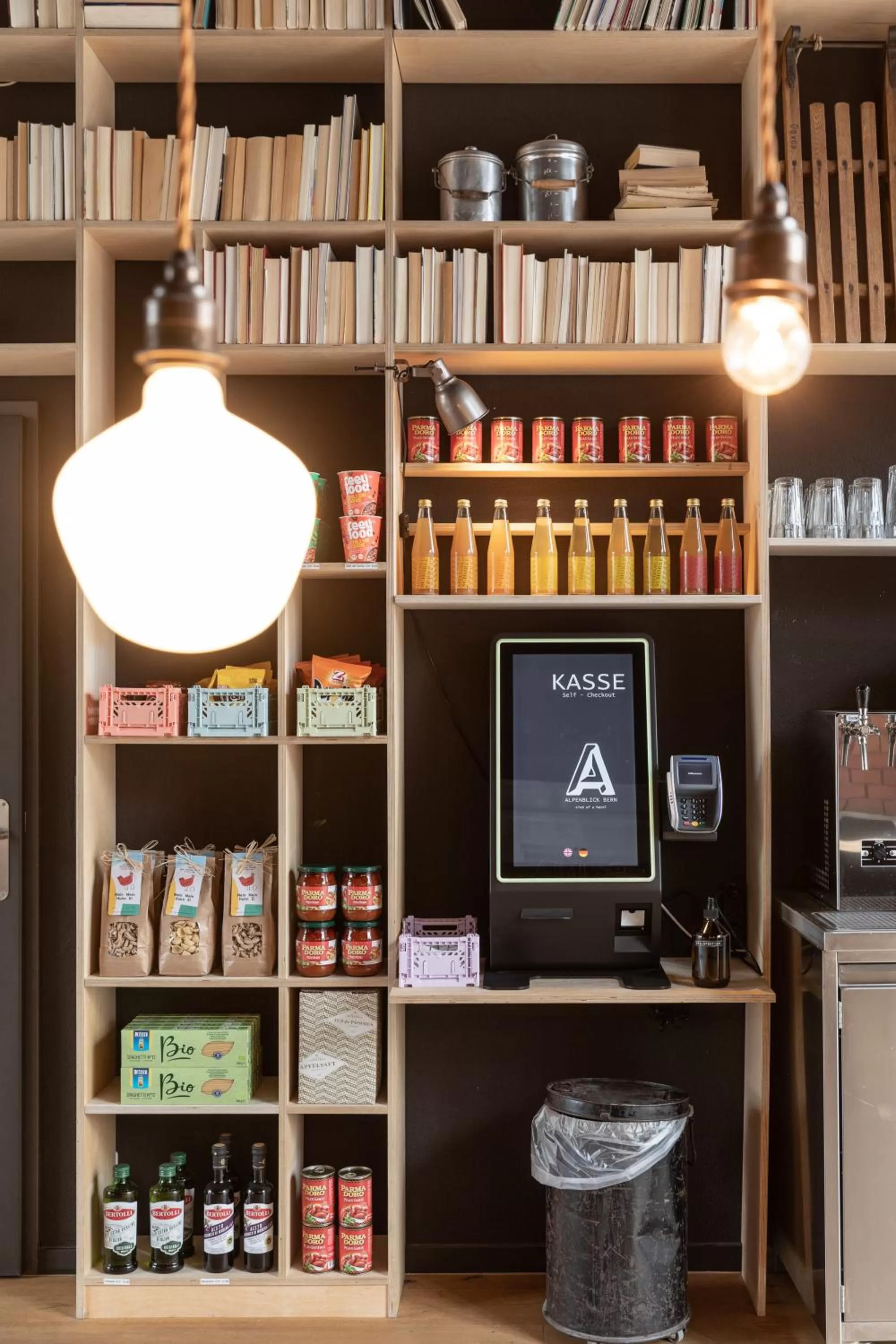 Library in Alpenblick Bern - kind of a hotel