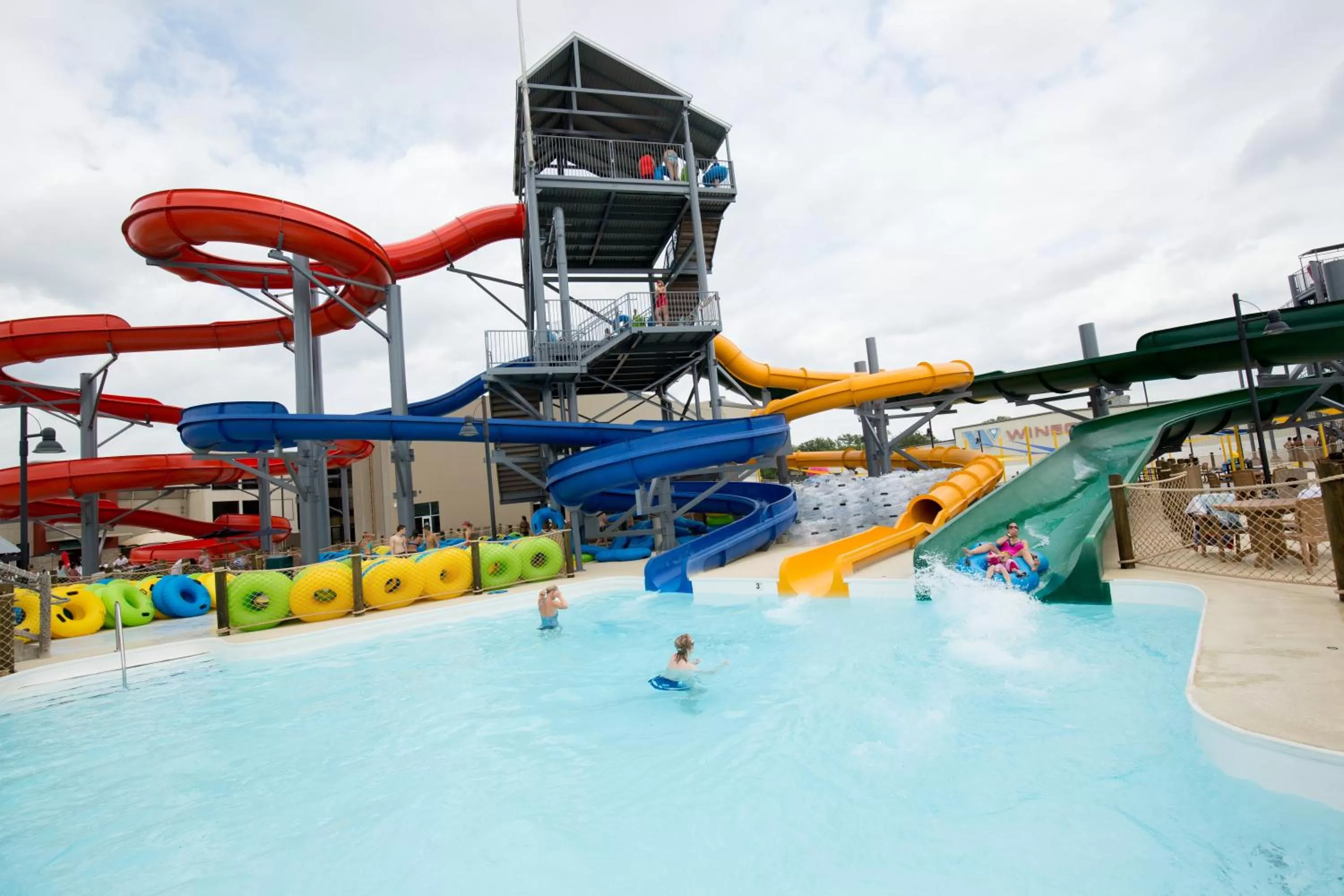 Aqua park in Fun City Resort Hotel