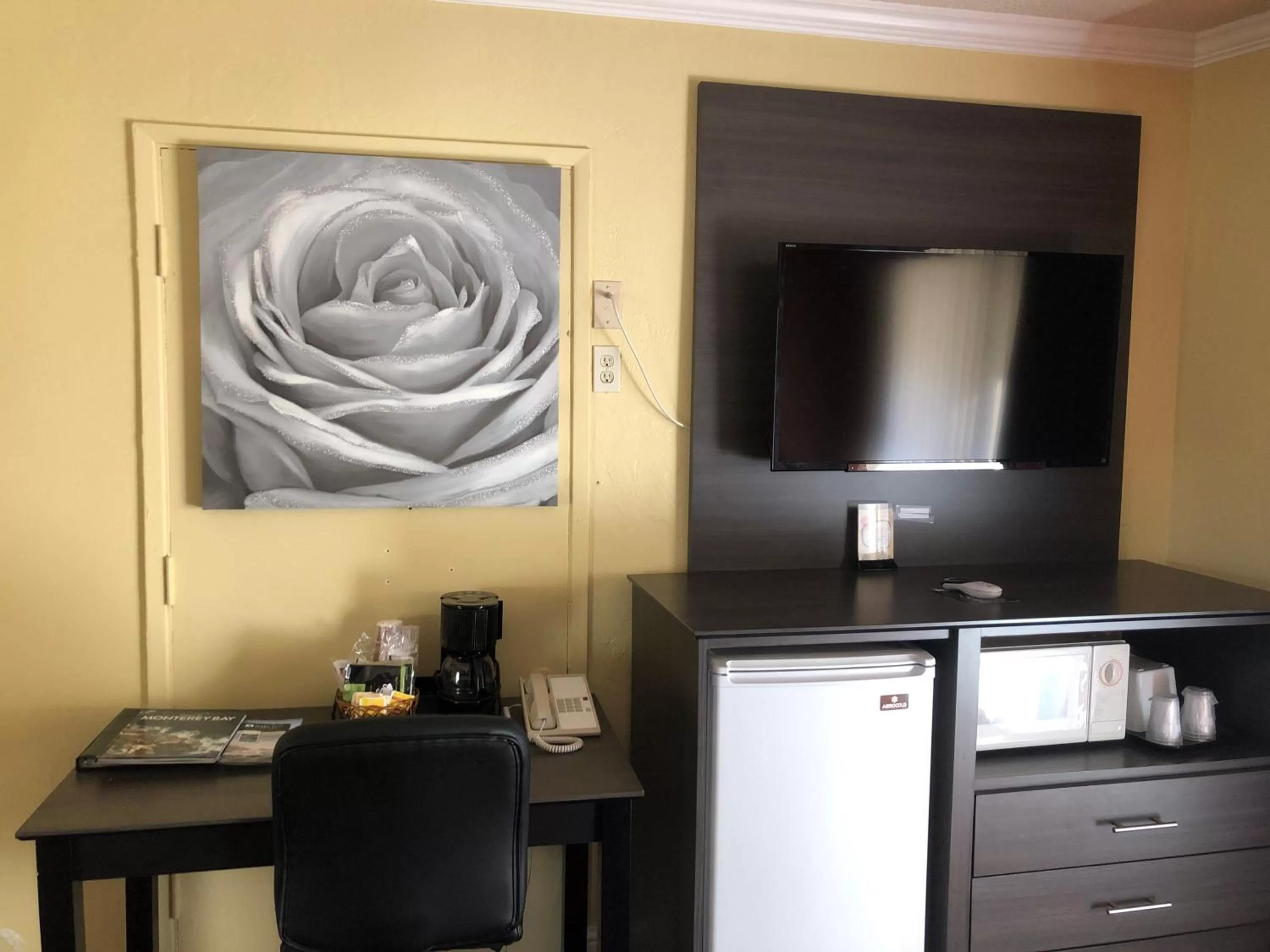 TV and multimedia in Americas Best Value Presidents Inn on Munras