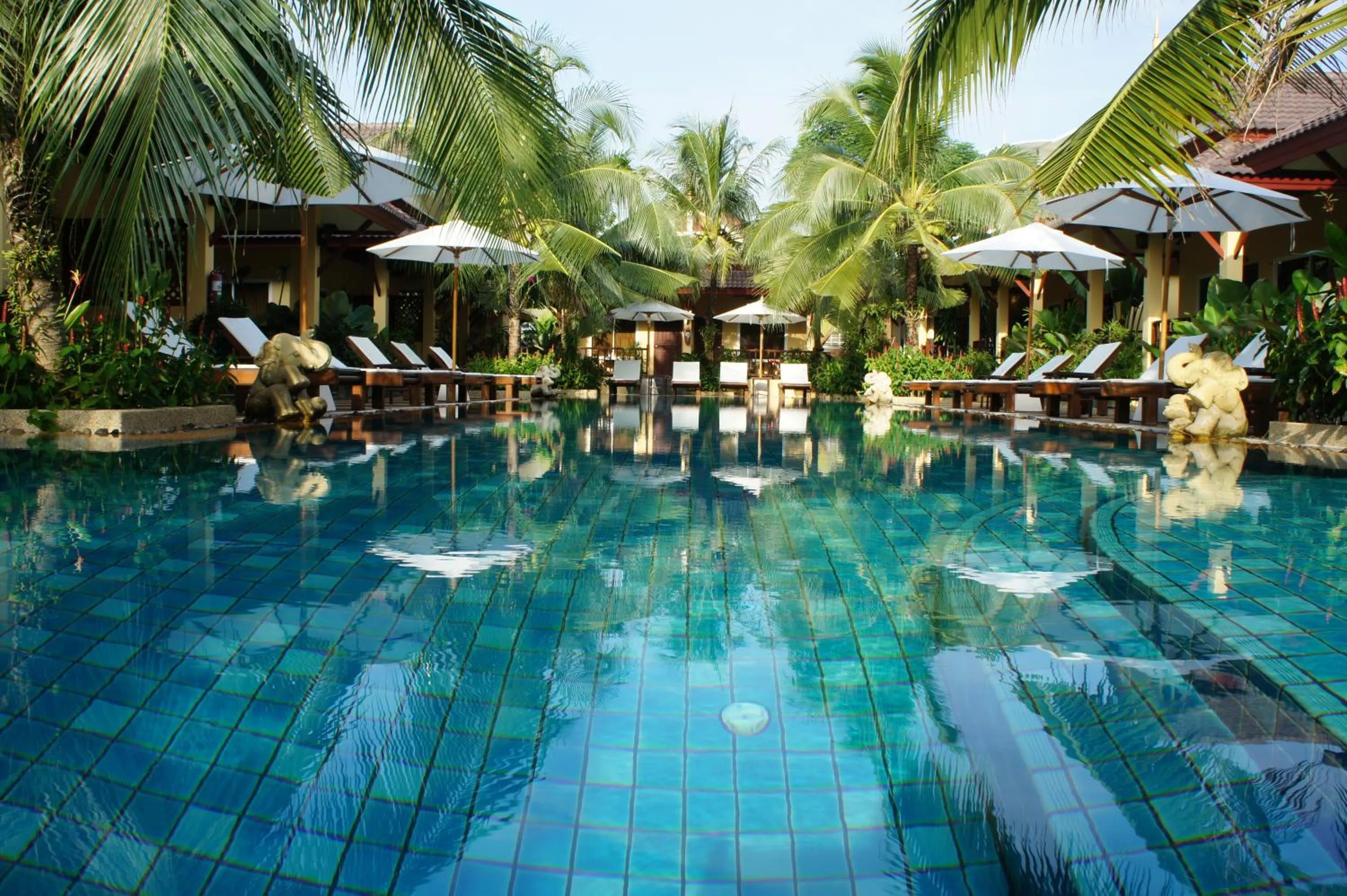 Swimming pool in Le Piman Resort