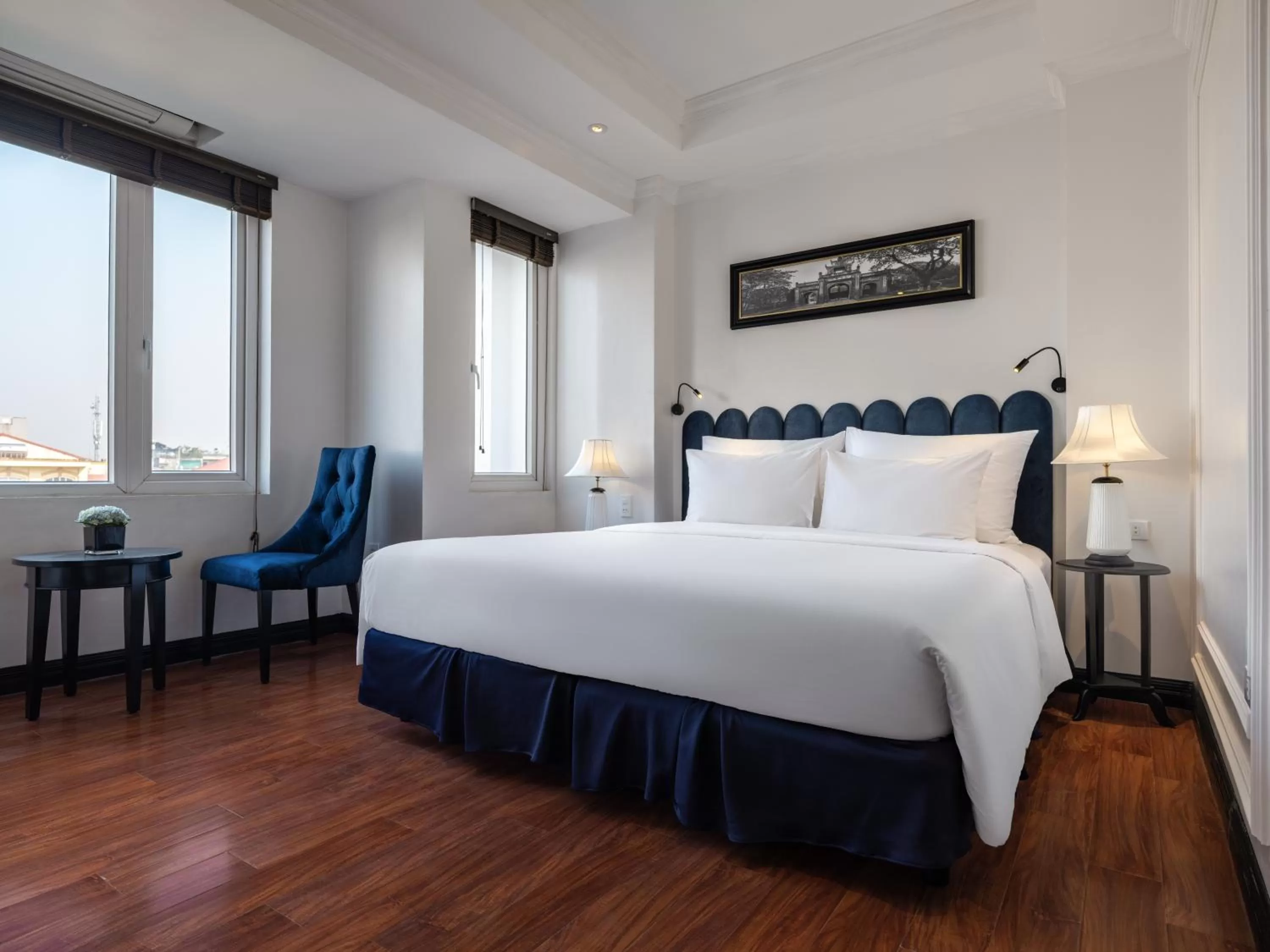 Bed in The Flower Boutique Hotel & Travel