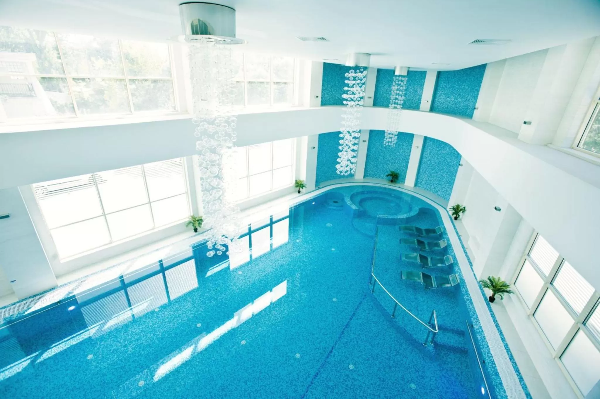 Swimming pool in Mirage Medspa Hotel