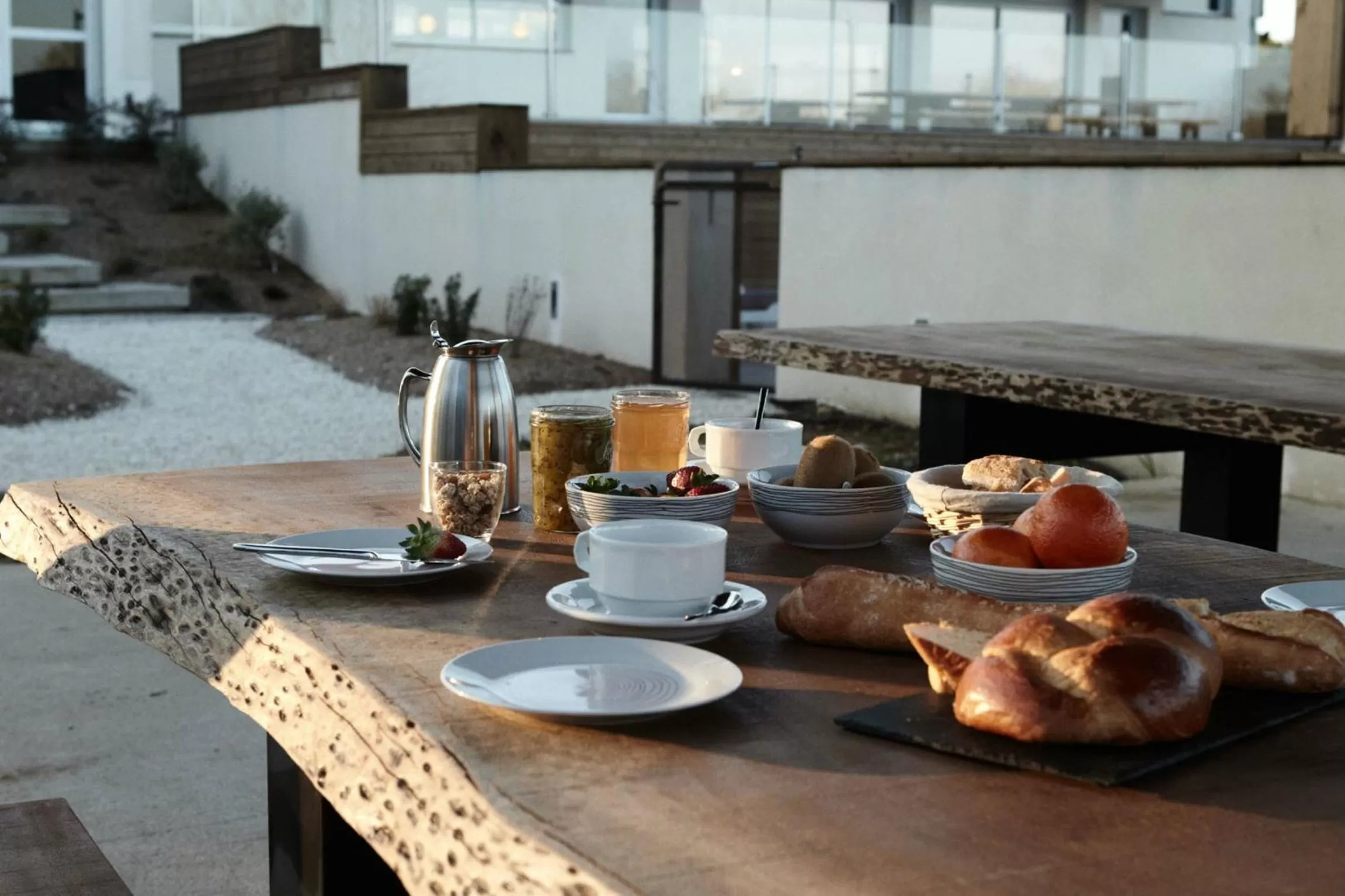 Continental breakfast in Côté Océan Resort