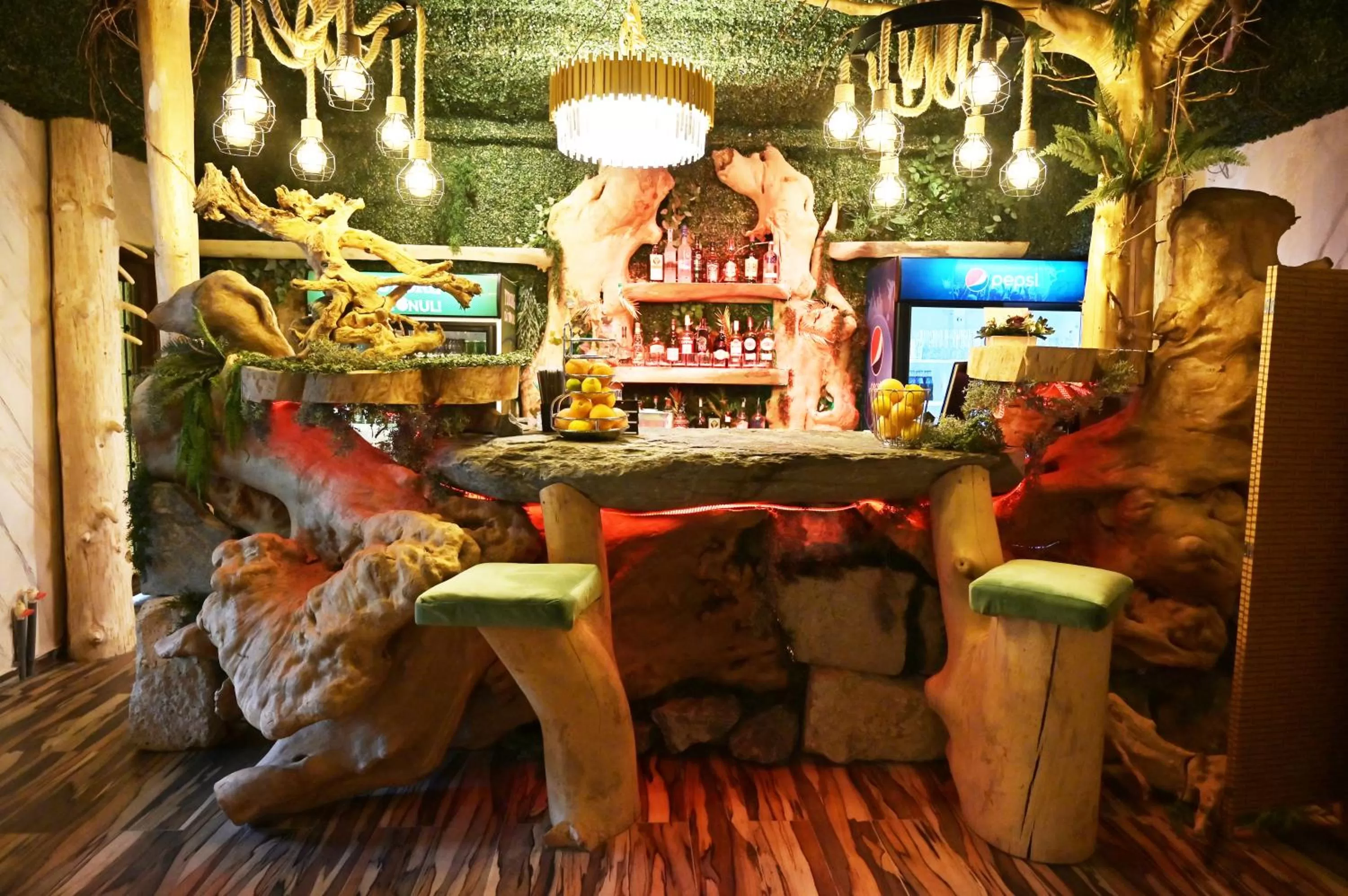 Lounge or bar in Conacul Radacinilor