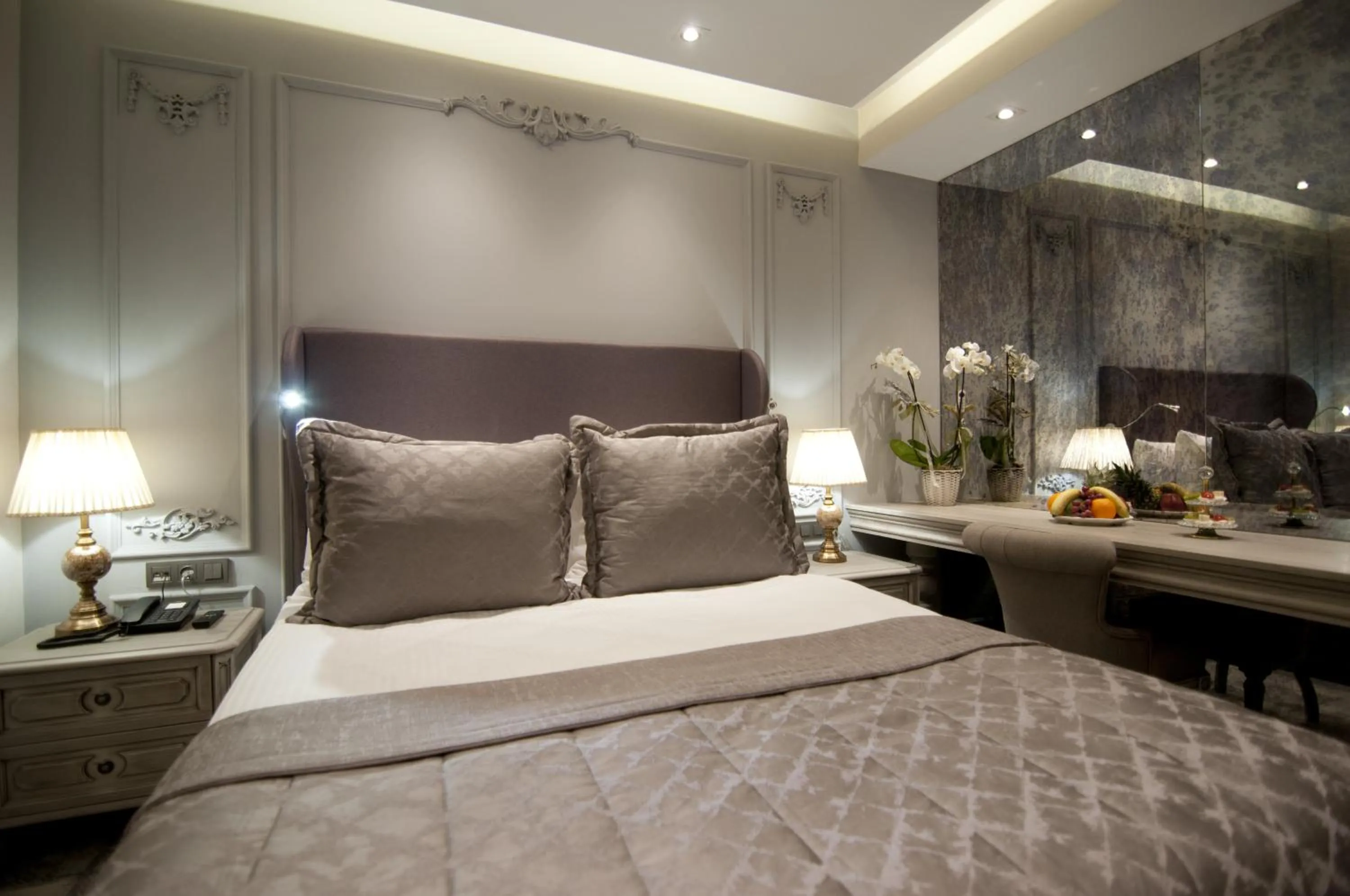 Bed in TK Taxim Bosphorus Hotel