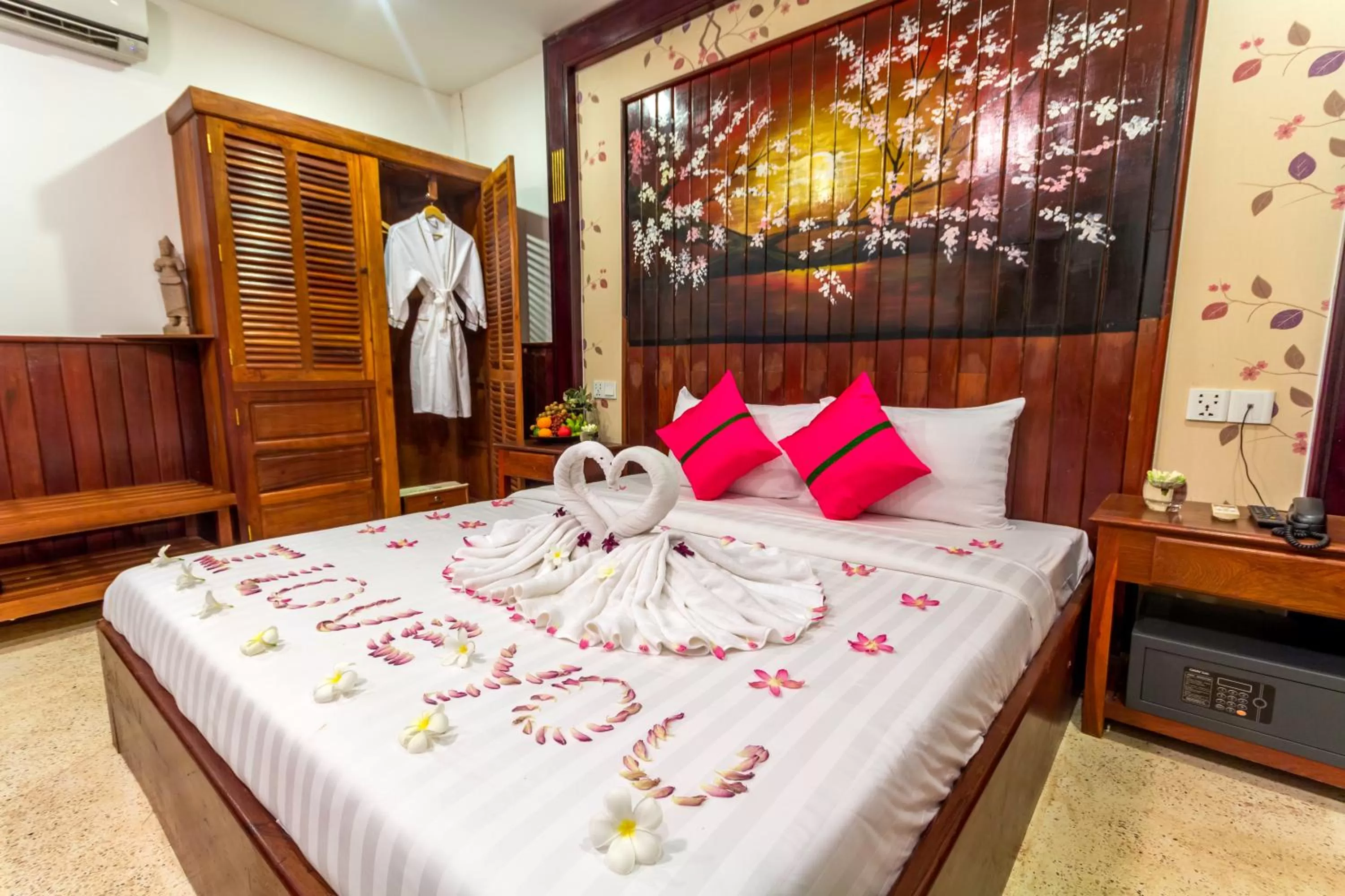 Bed in BayStone Resort