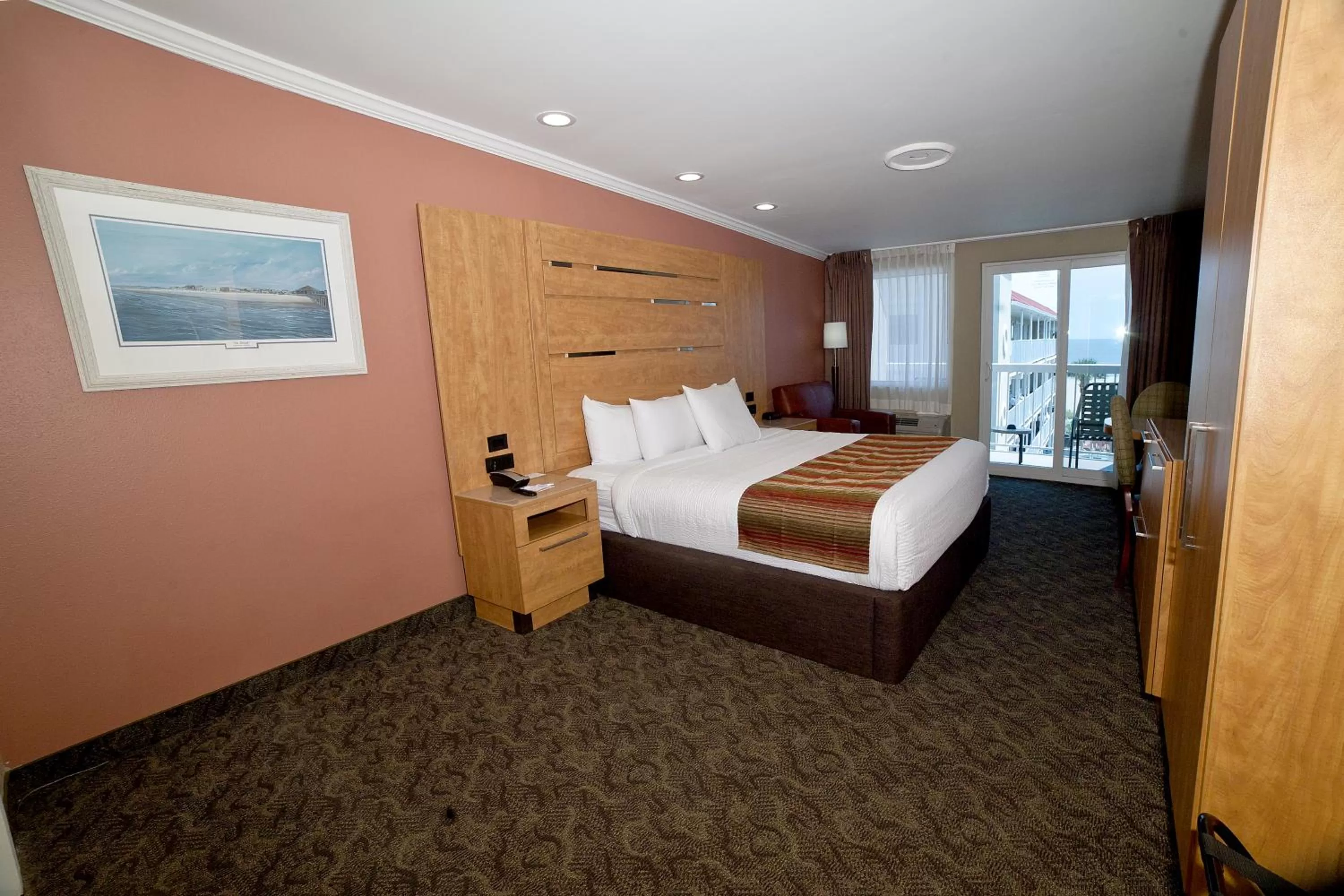 Photo of the whole room, Bed in DeSoto Beach Hotel