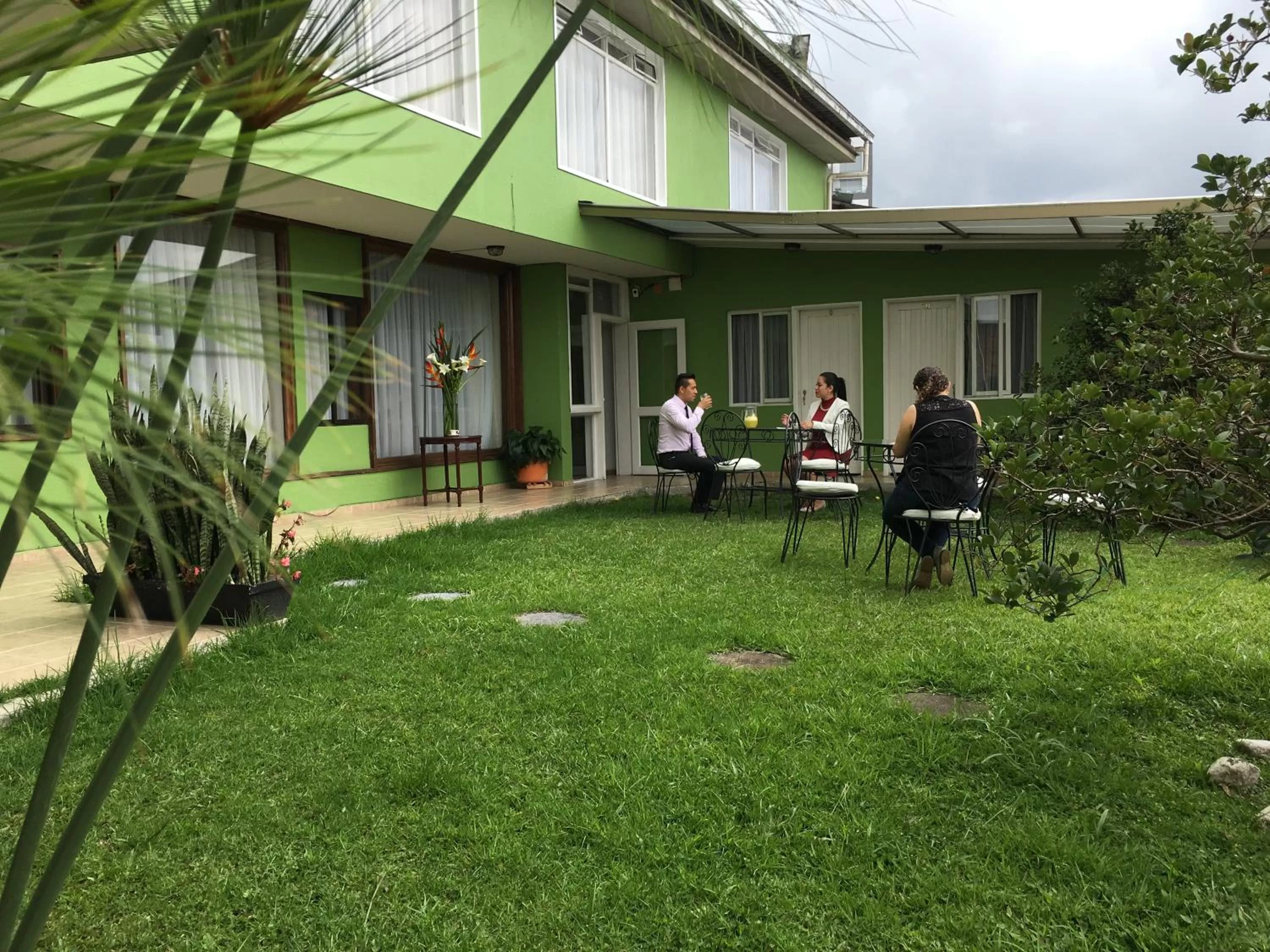 Garden in Hotel Regine's Manizales
