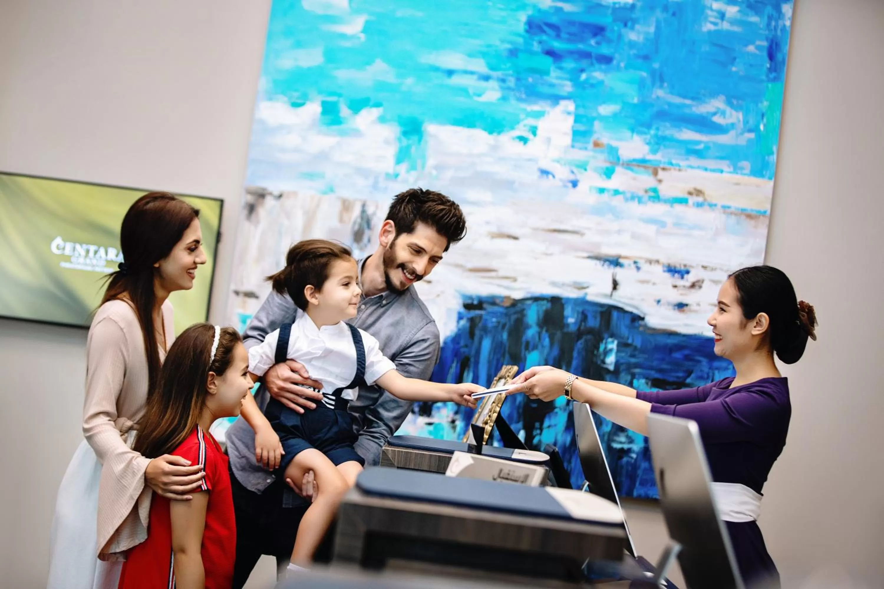 Family in Centara West Bay Hotel & Residences Doha