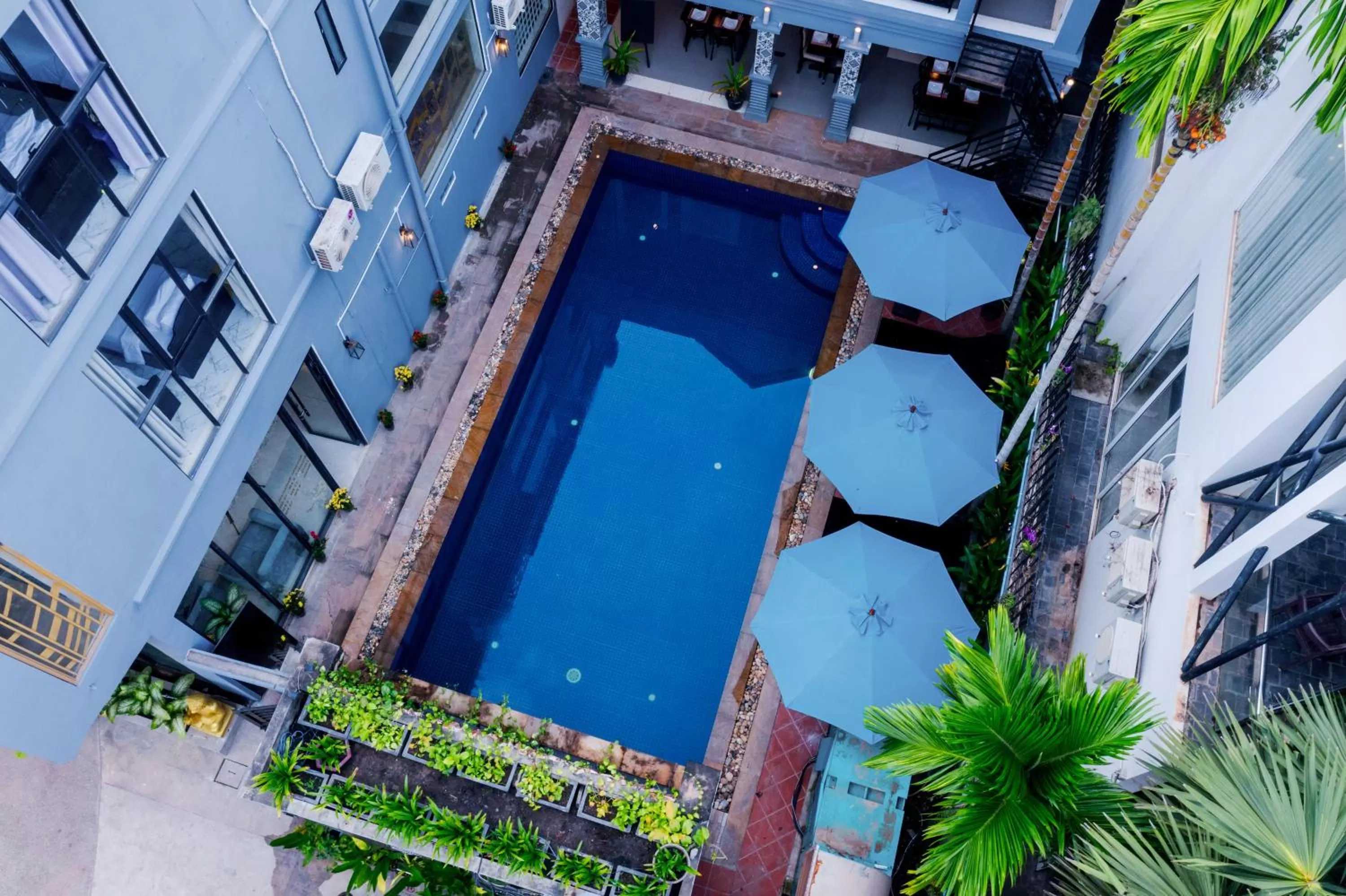 Swimming pool in The Rabbit Hole Hotel & SPA