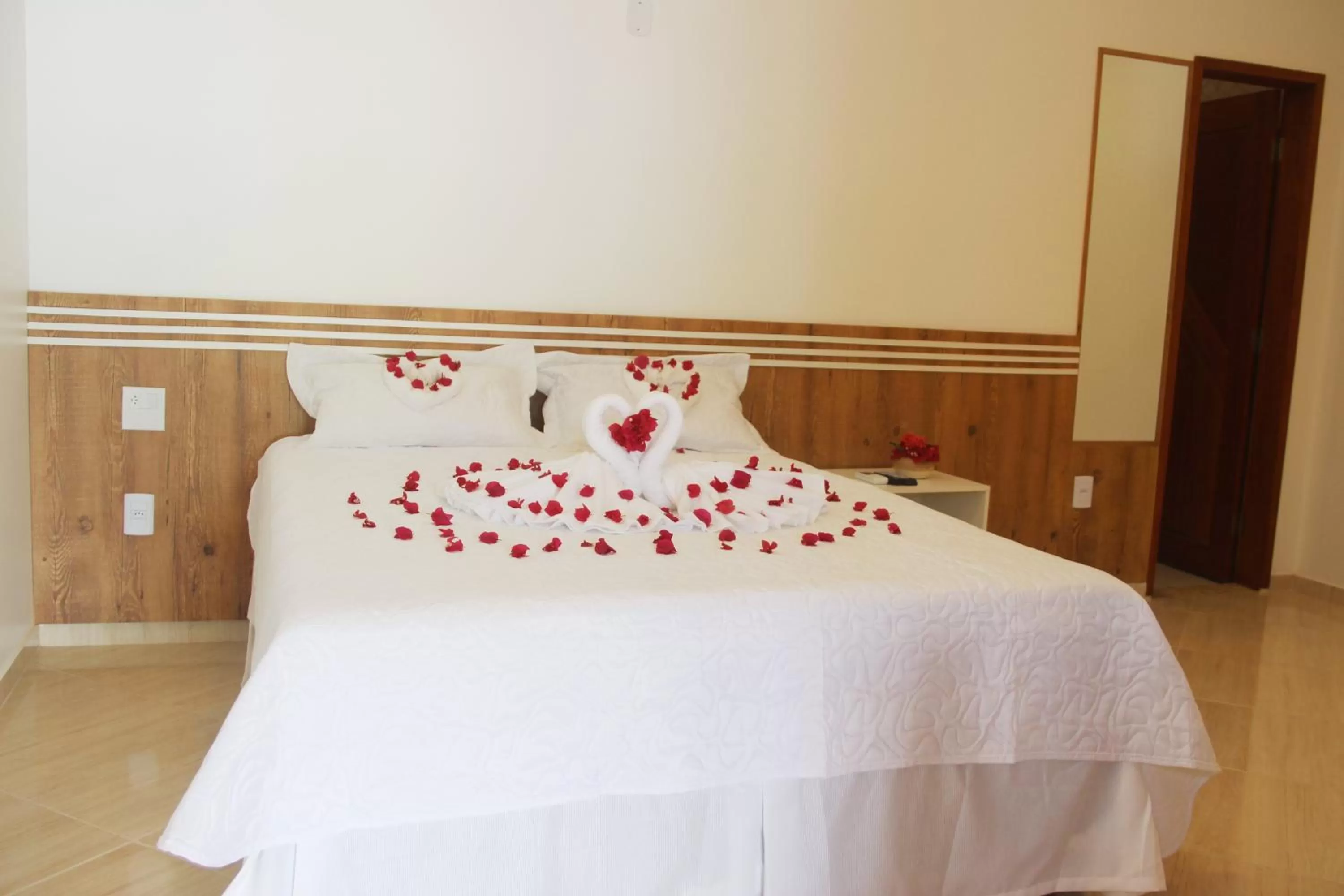 Bed in Pousada Vasto Horizonte