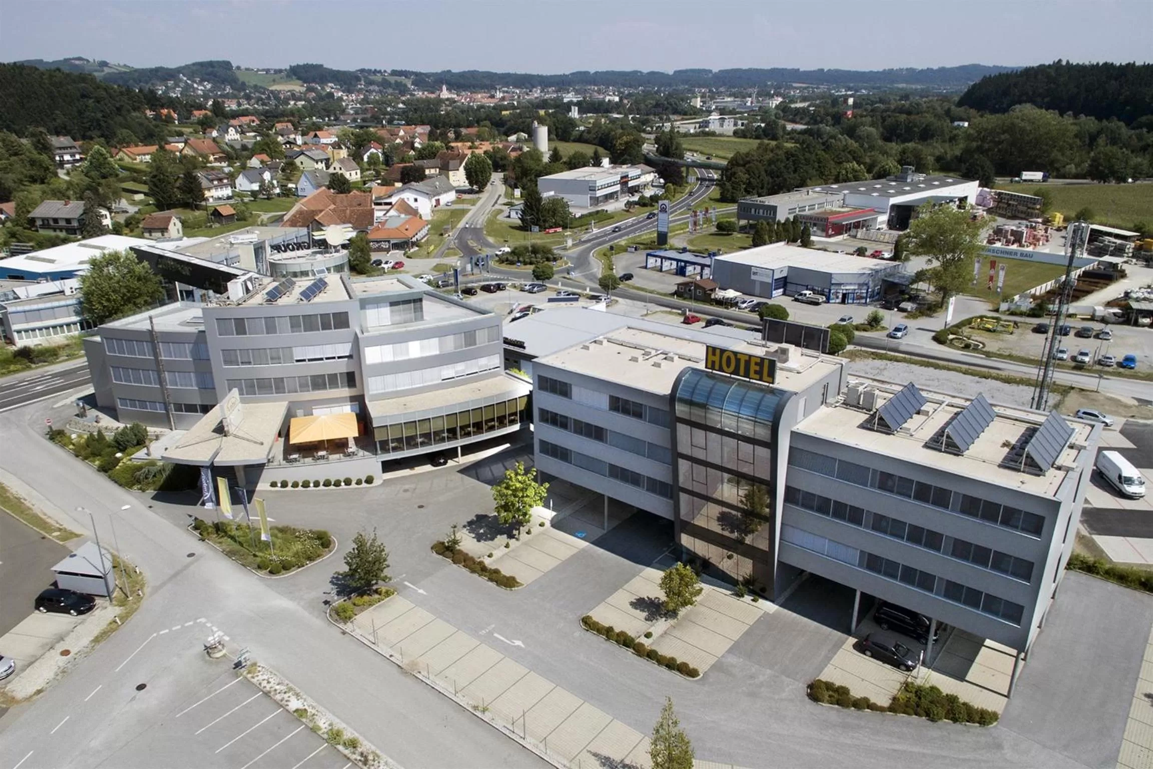 Bird's eye view in Business Hotel Ambio Gleisdorf