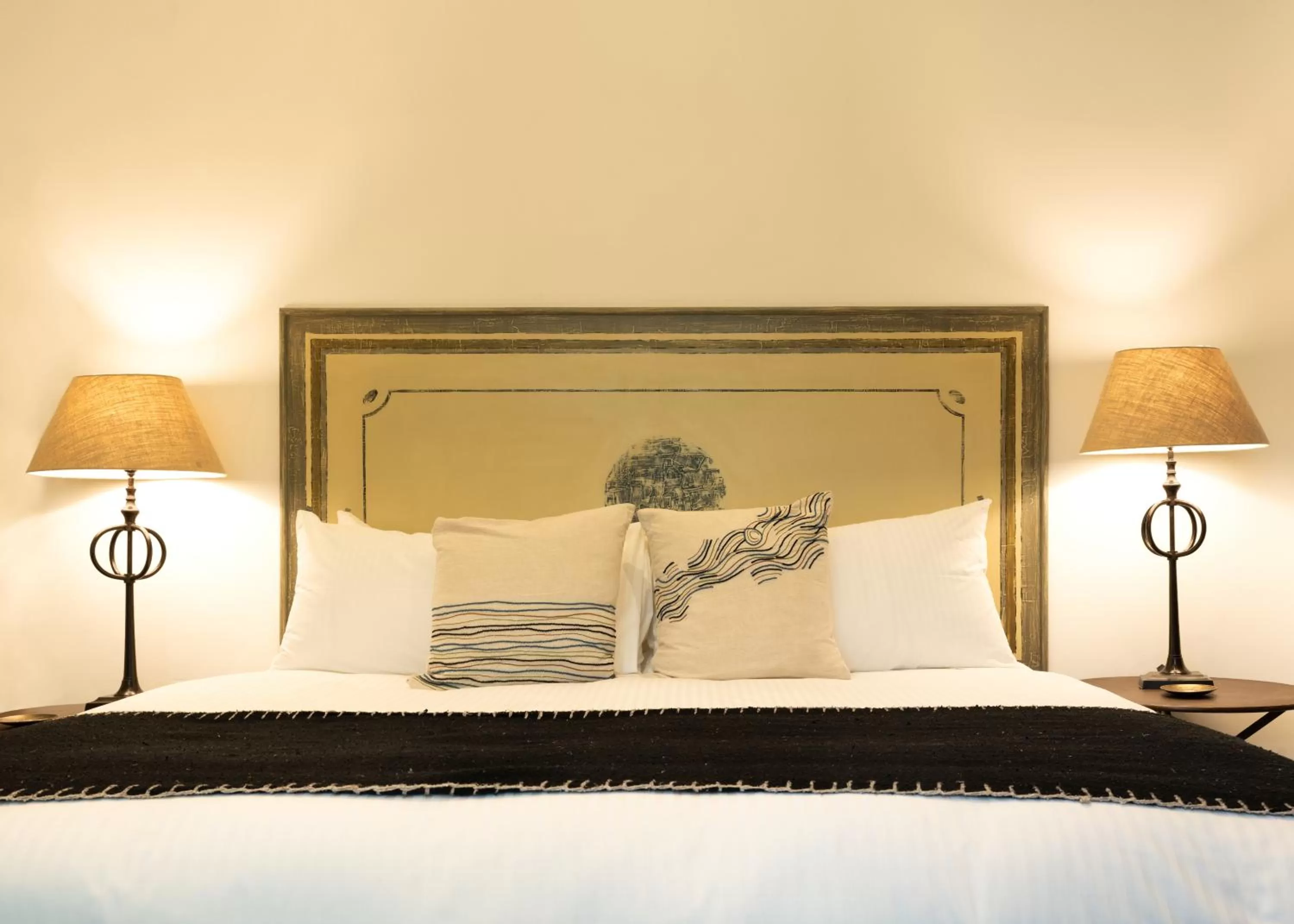 Bed in Orchid House Mexico City