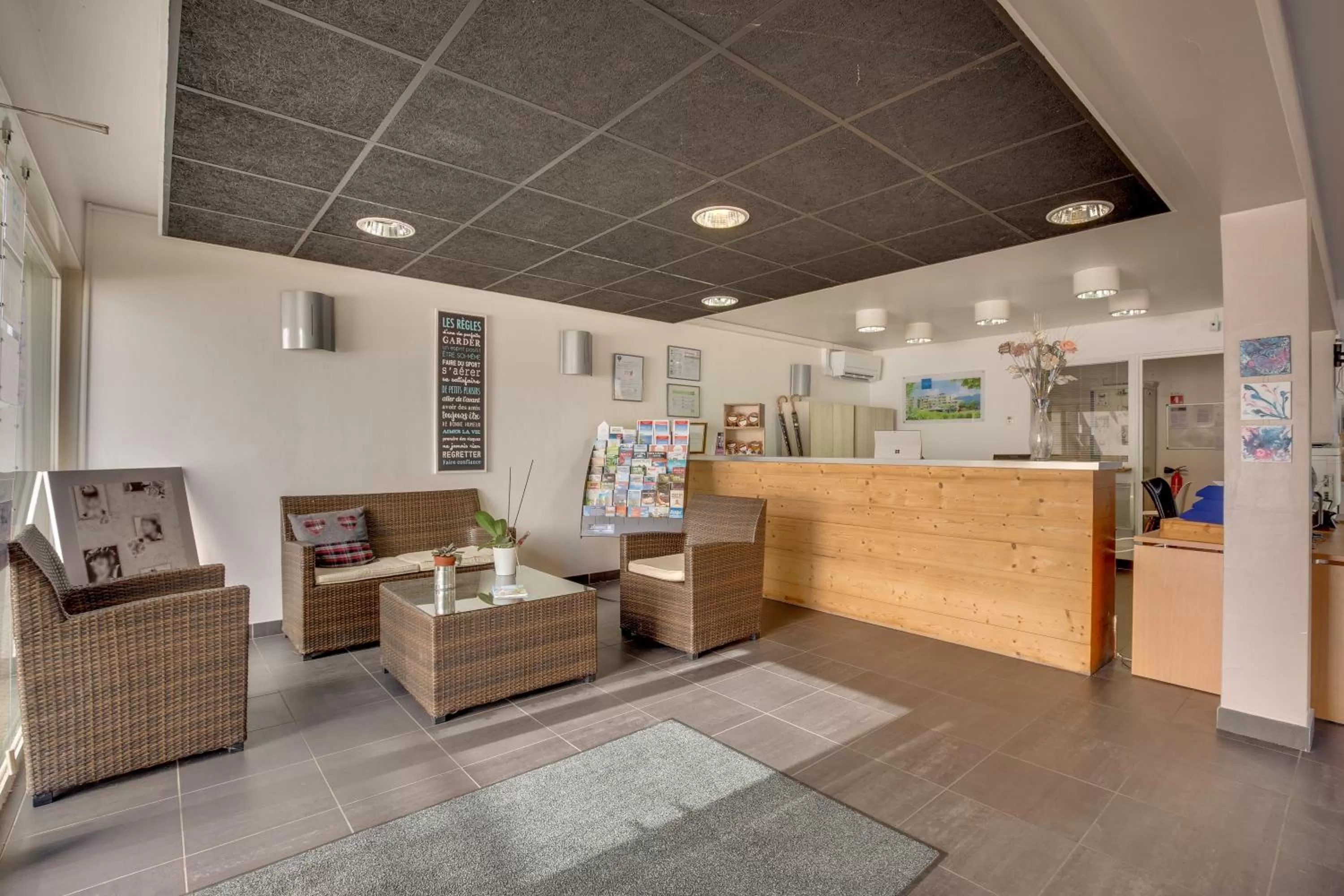 Lobby or reception in Résidence Azurea