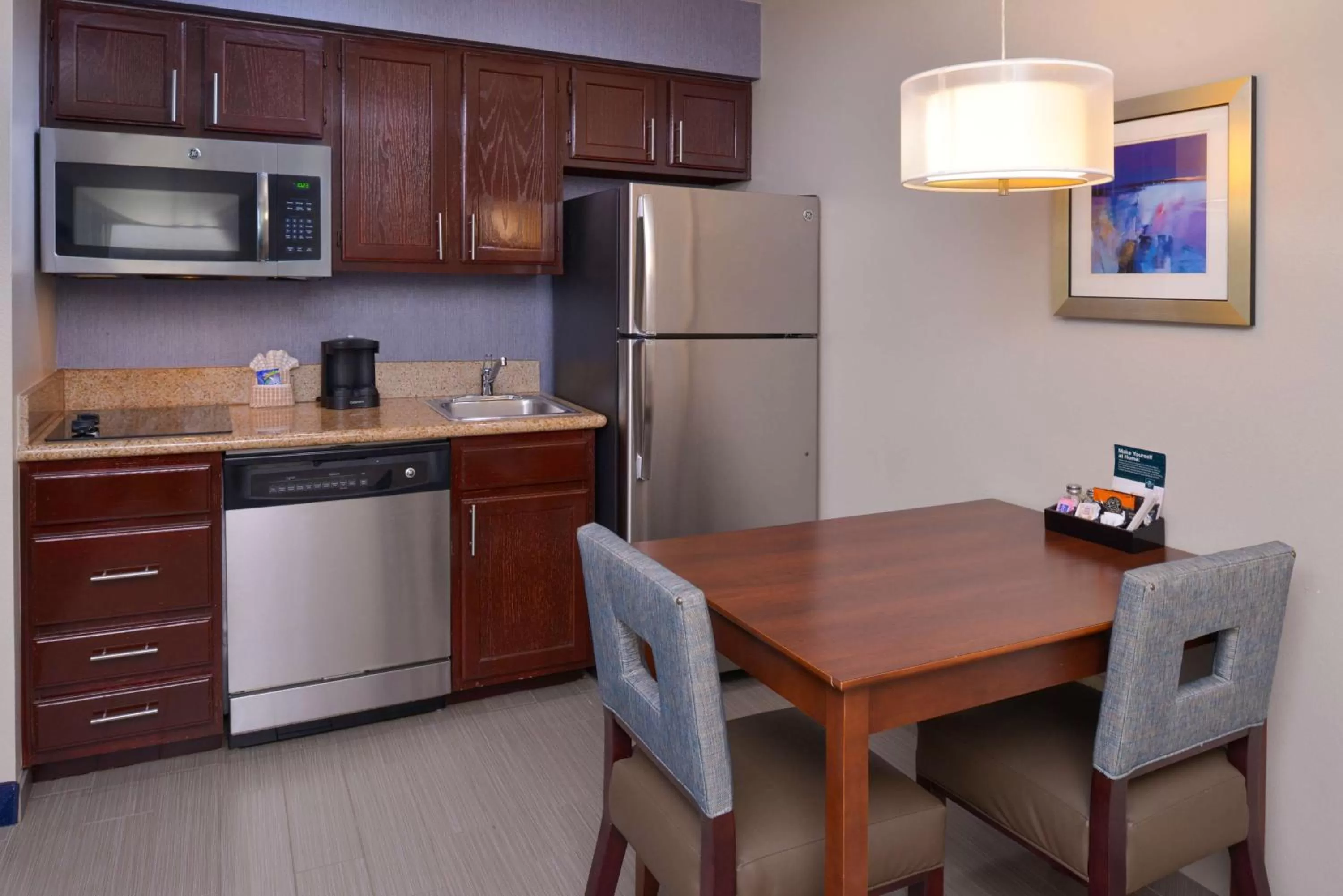 Kitchen or kitchenette in Homewood Suites by Hilton Dallas-Lewisville