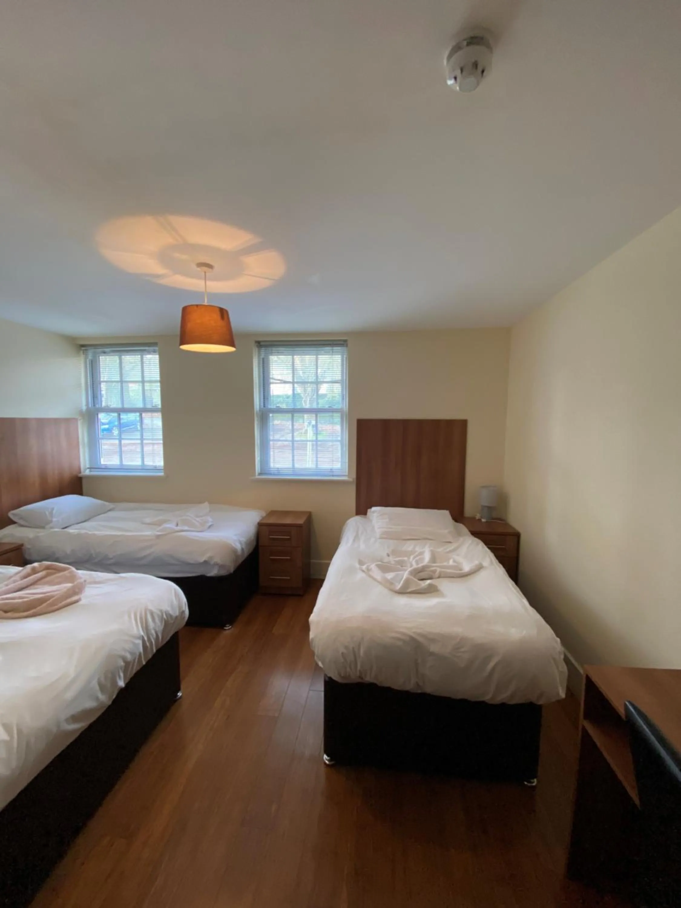 Bed in Wendover Arms Hotel