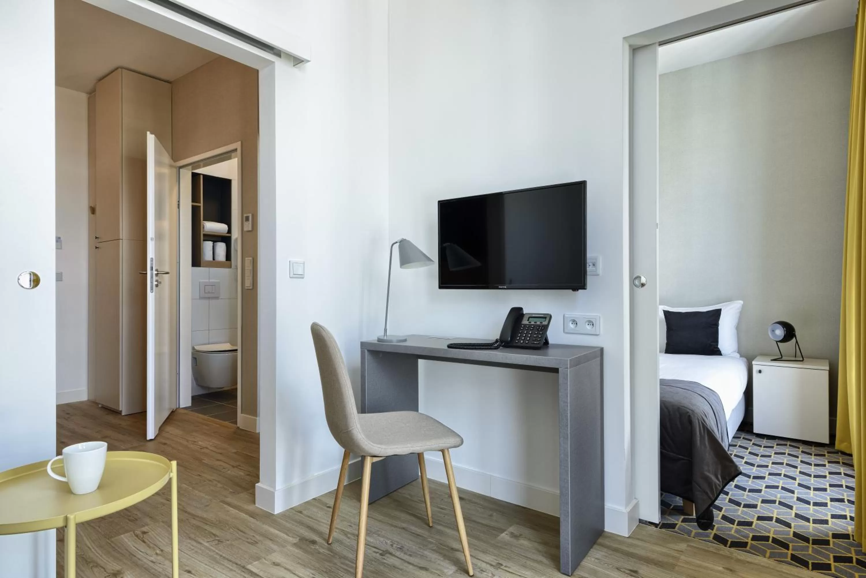 TV and multimedia, Bed in Arche Hotel Poloneza