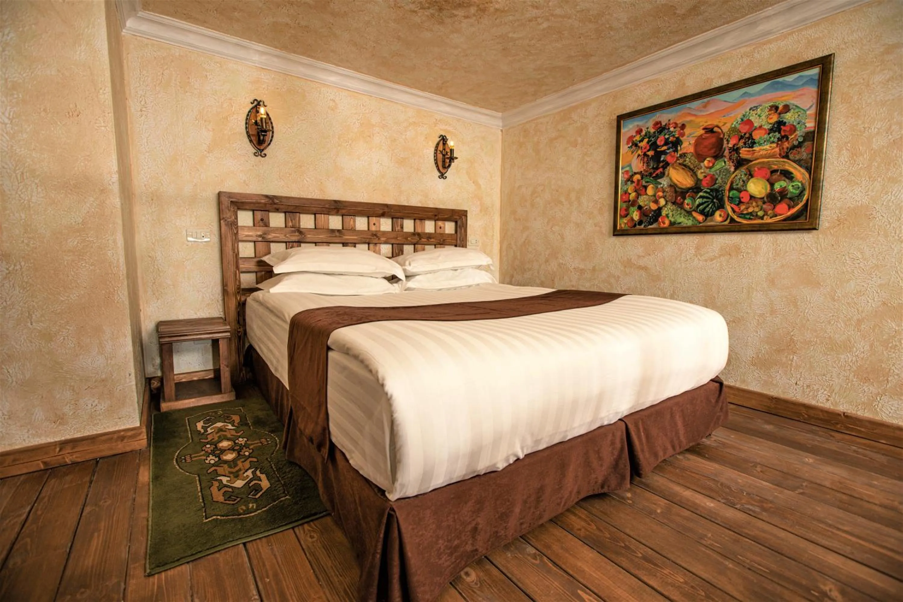 Bed in Caucasus Hotel