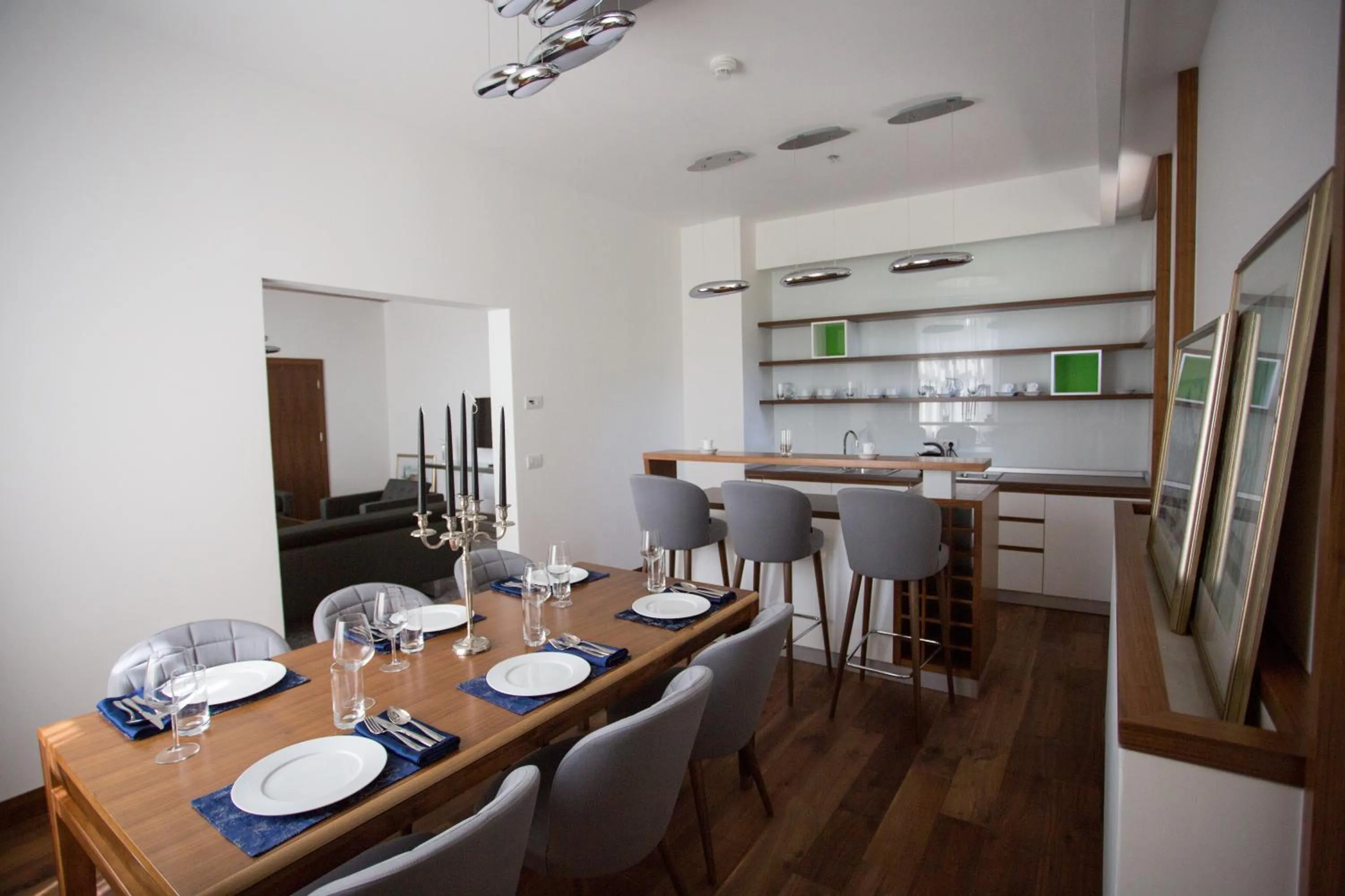 Kitchen or kitchenette in Hotel Austria & Bosna