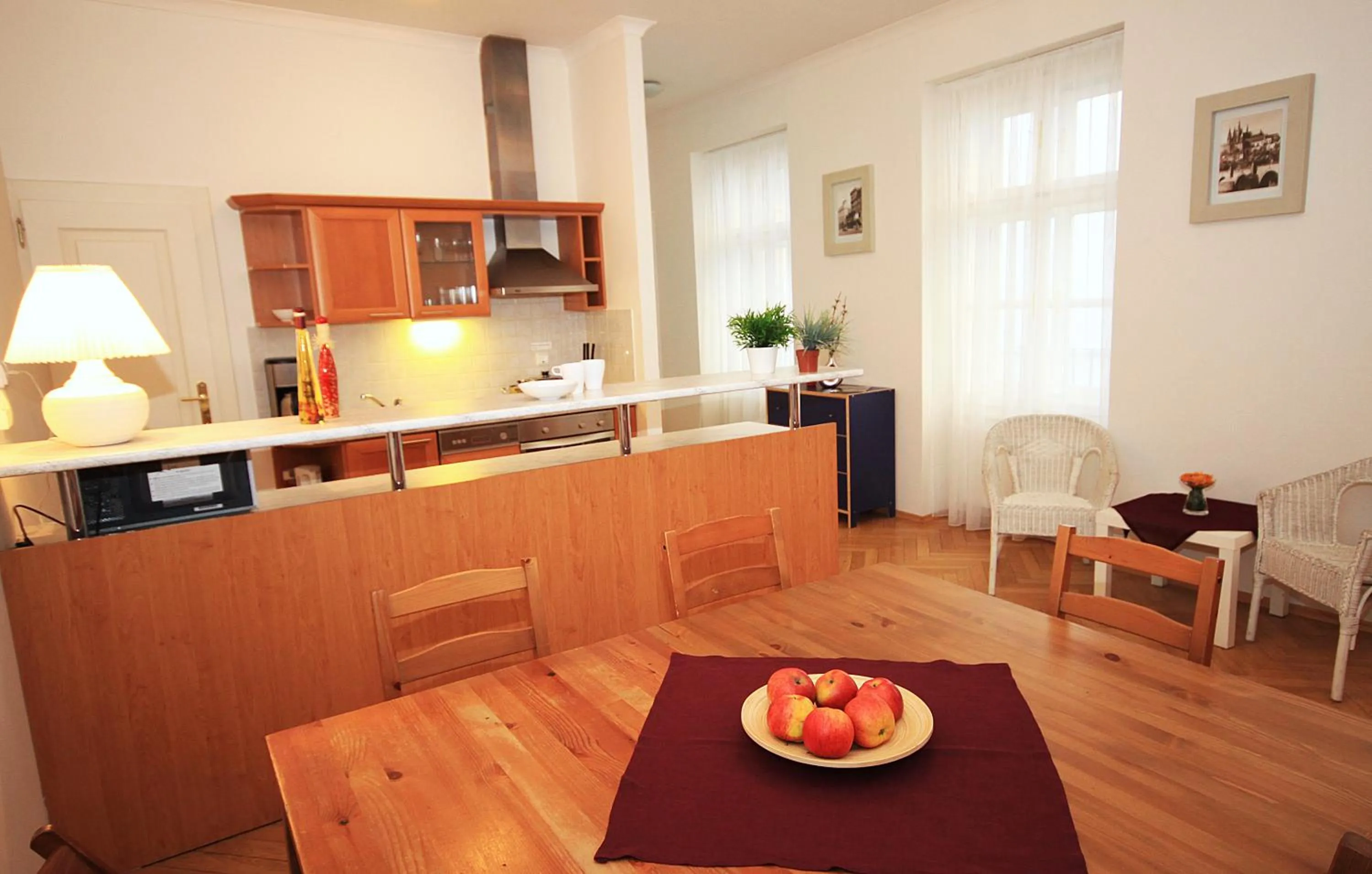 Kitchen or kitchenette in Prague Central Residence