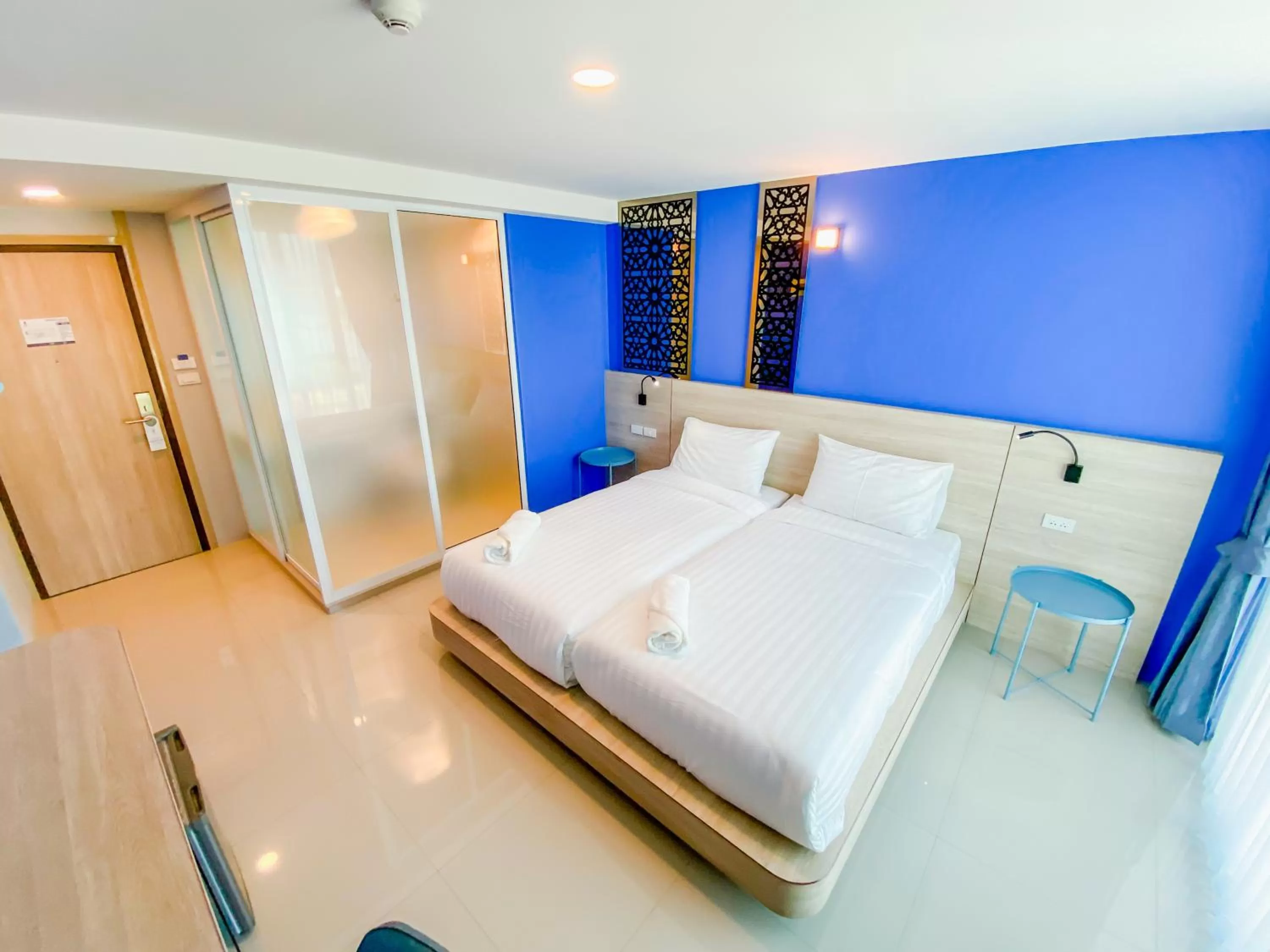 Bed in วัน บัดเจท เชียงราย สนามบิน One Budget Hotel Chiangrai Airport