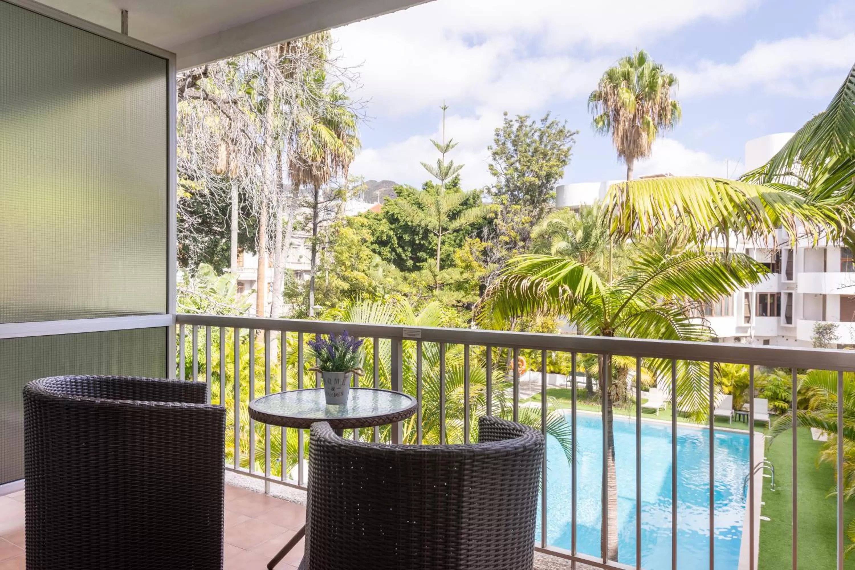 Garden view in Hotel Colon Rambla