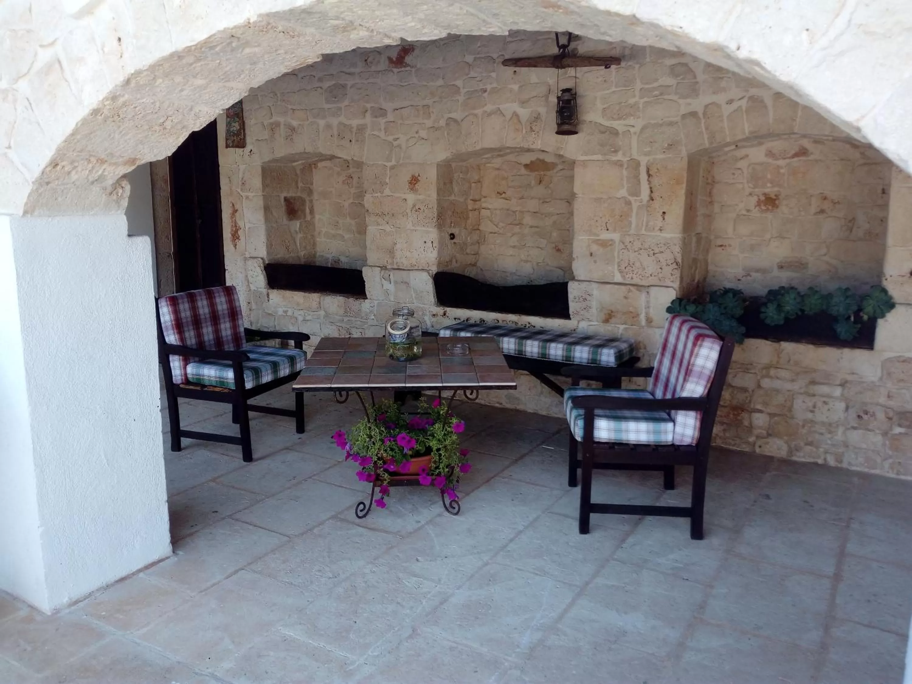 Patio in Agriturismo Masseria Alberotanza