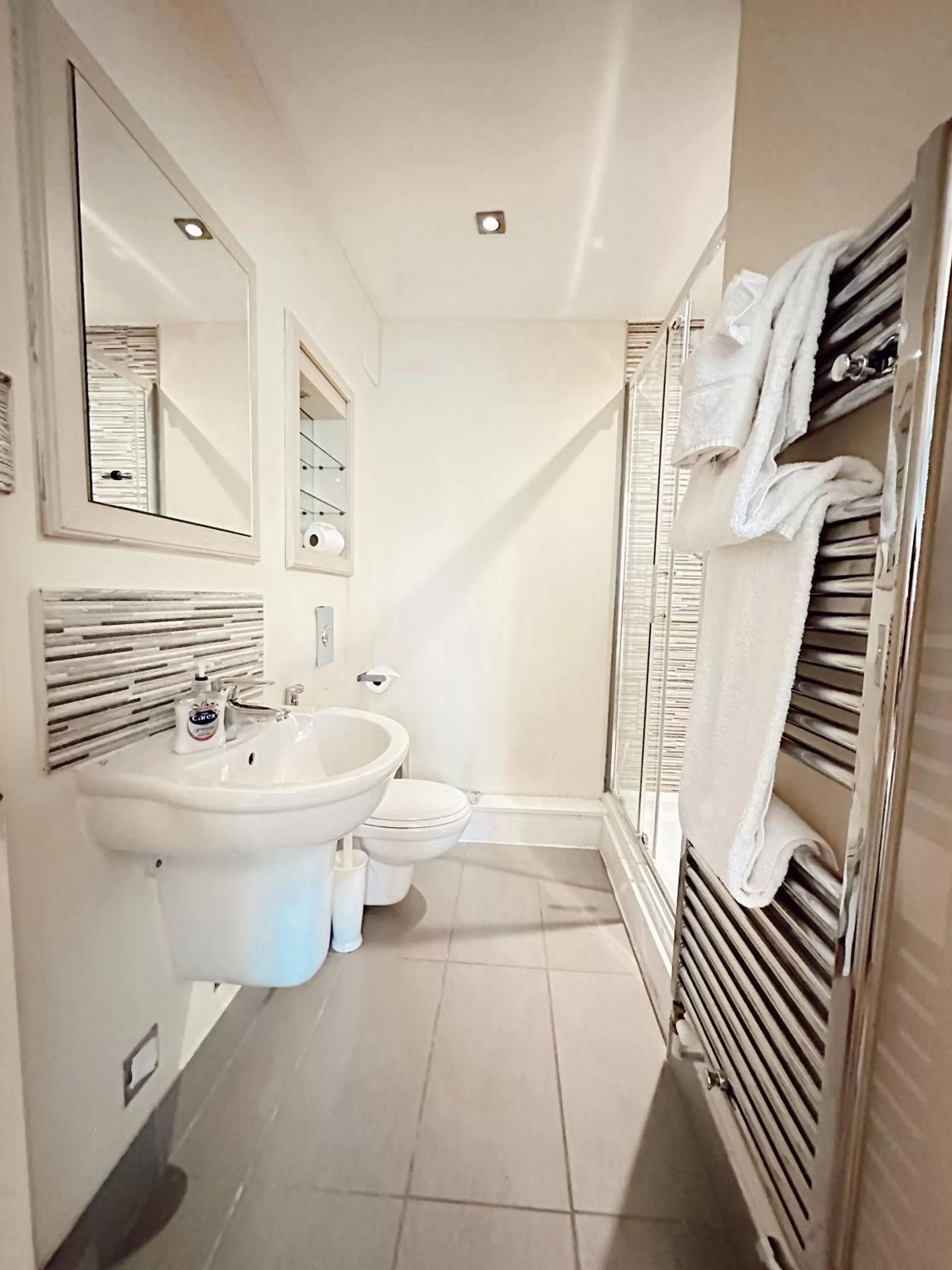 Shower in Canary Wharf - Luxury Apartments
