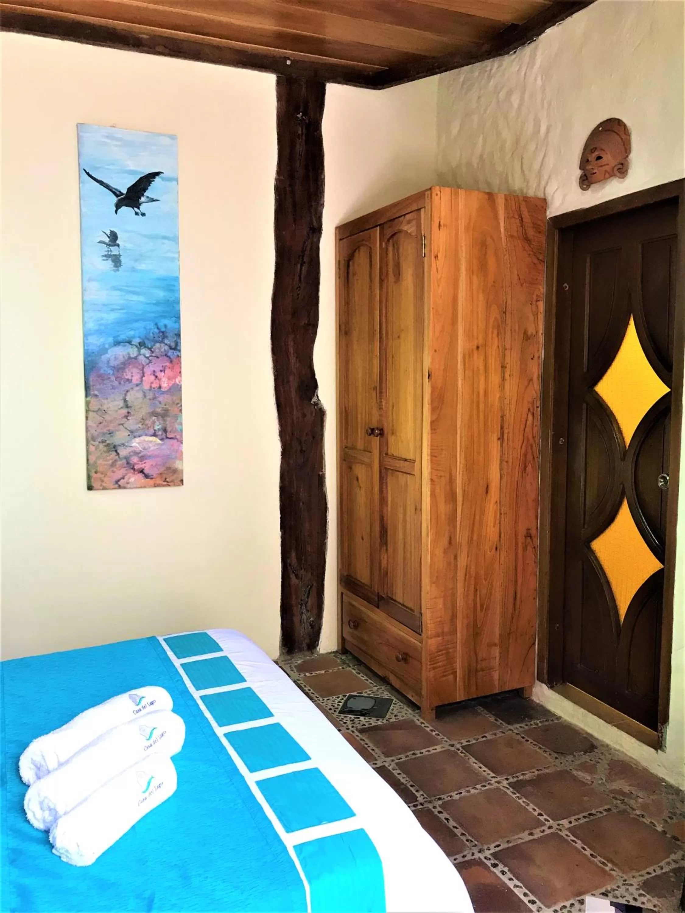 Bedroom, Bed in Casa del Lago Lodging House