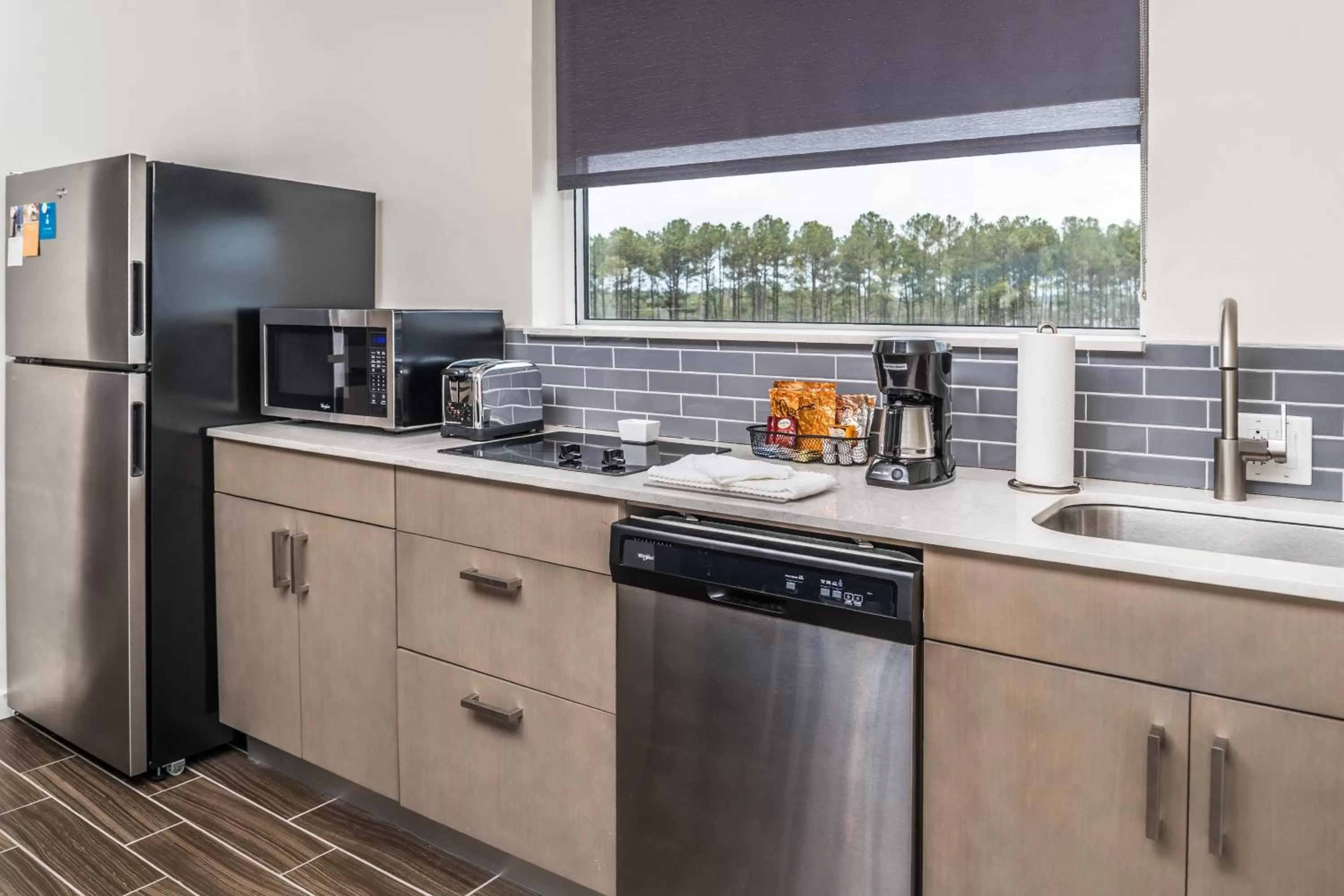 Kitchen or kitchenette in Hyatt House Raleigh/Rdu/Brier Creek