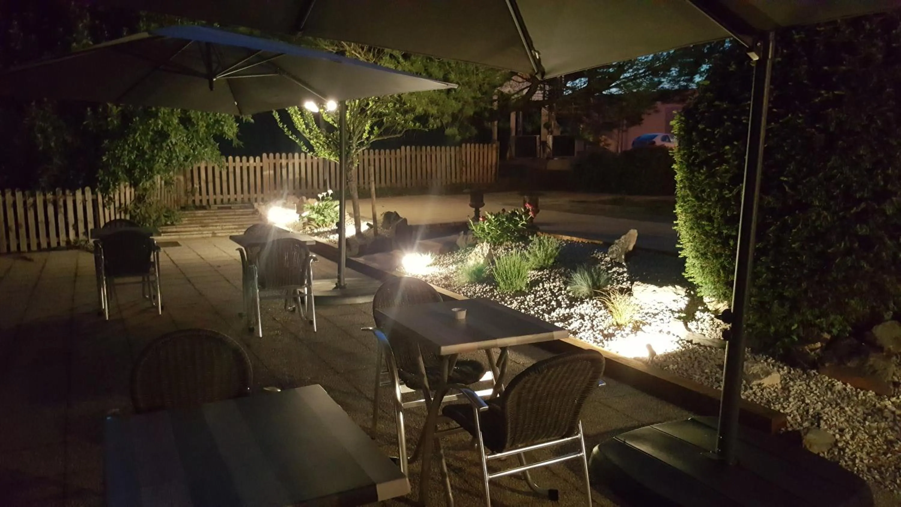 Patio in Contact Hotel Atoll