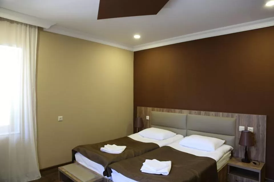 Bed in Hotel Shgedi Mestia