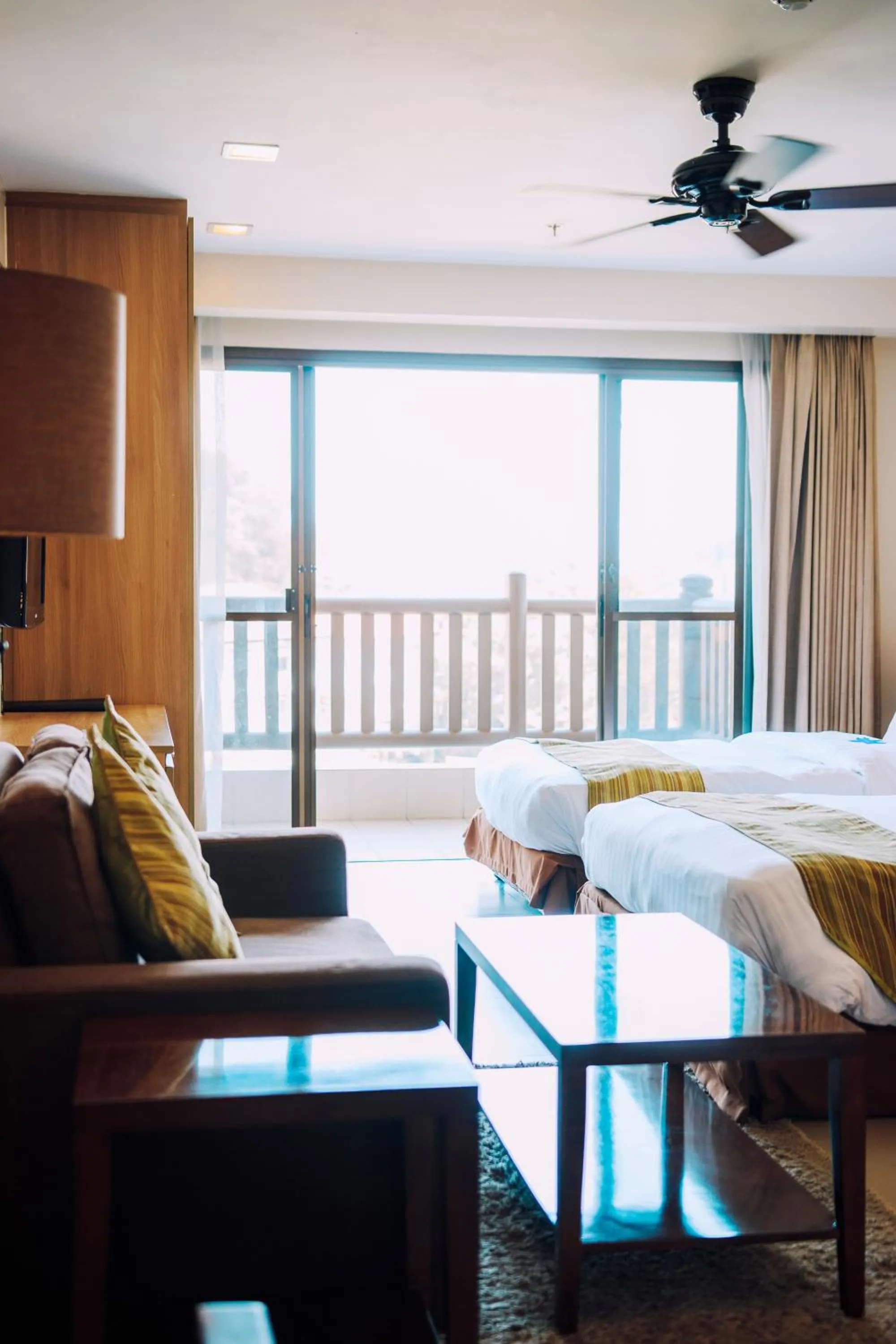 Living room, Bed in Azalea Residences Baguio