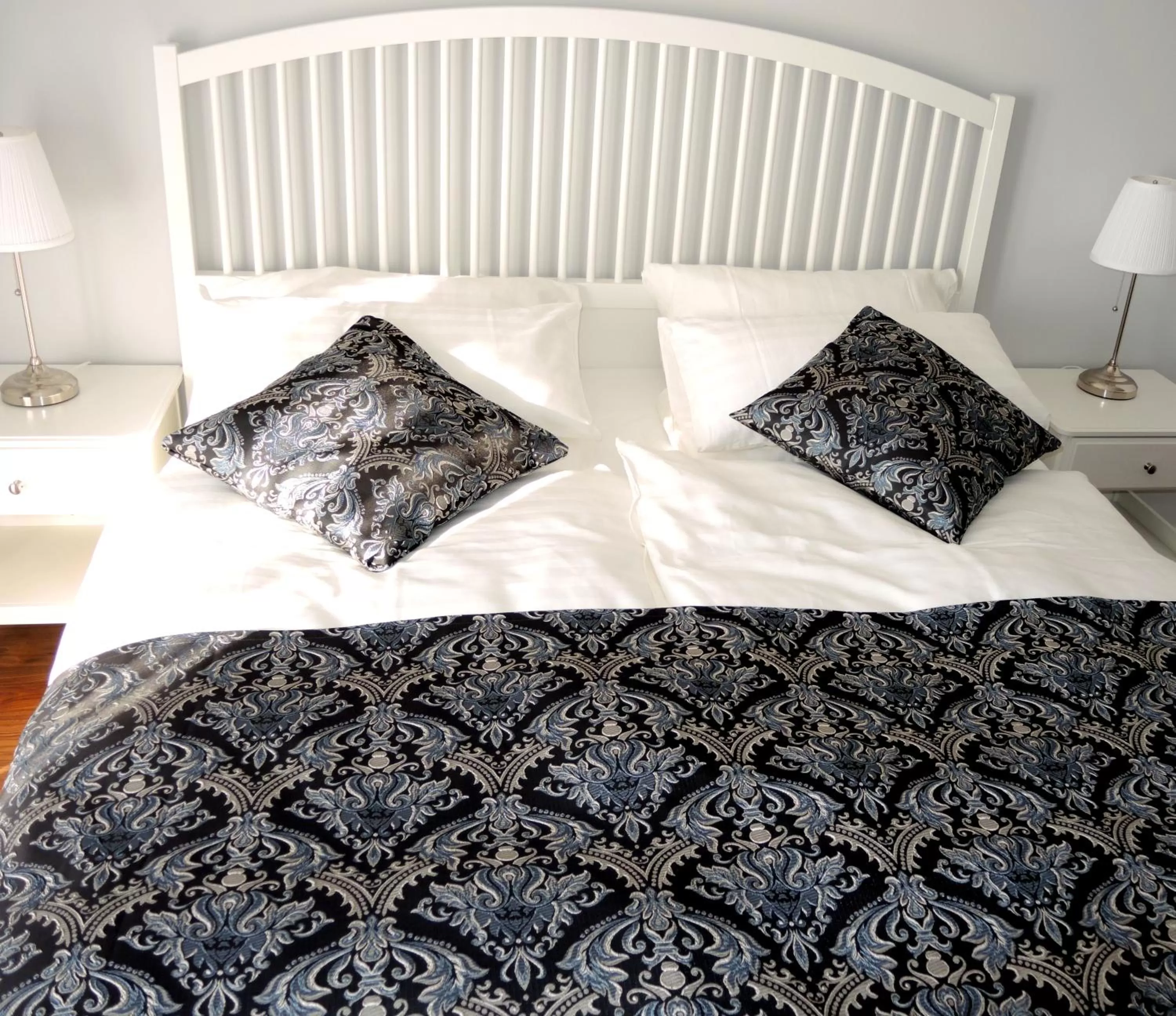 Bed in Merkel Villa Apartamente