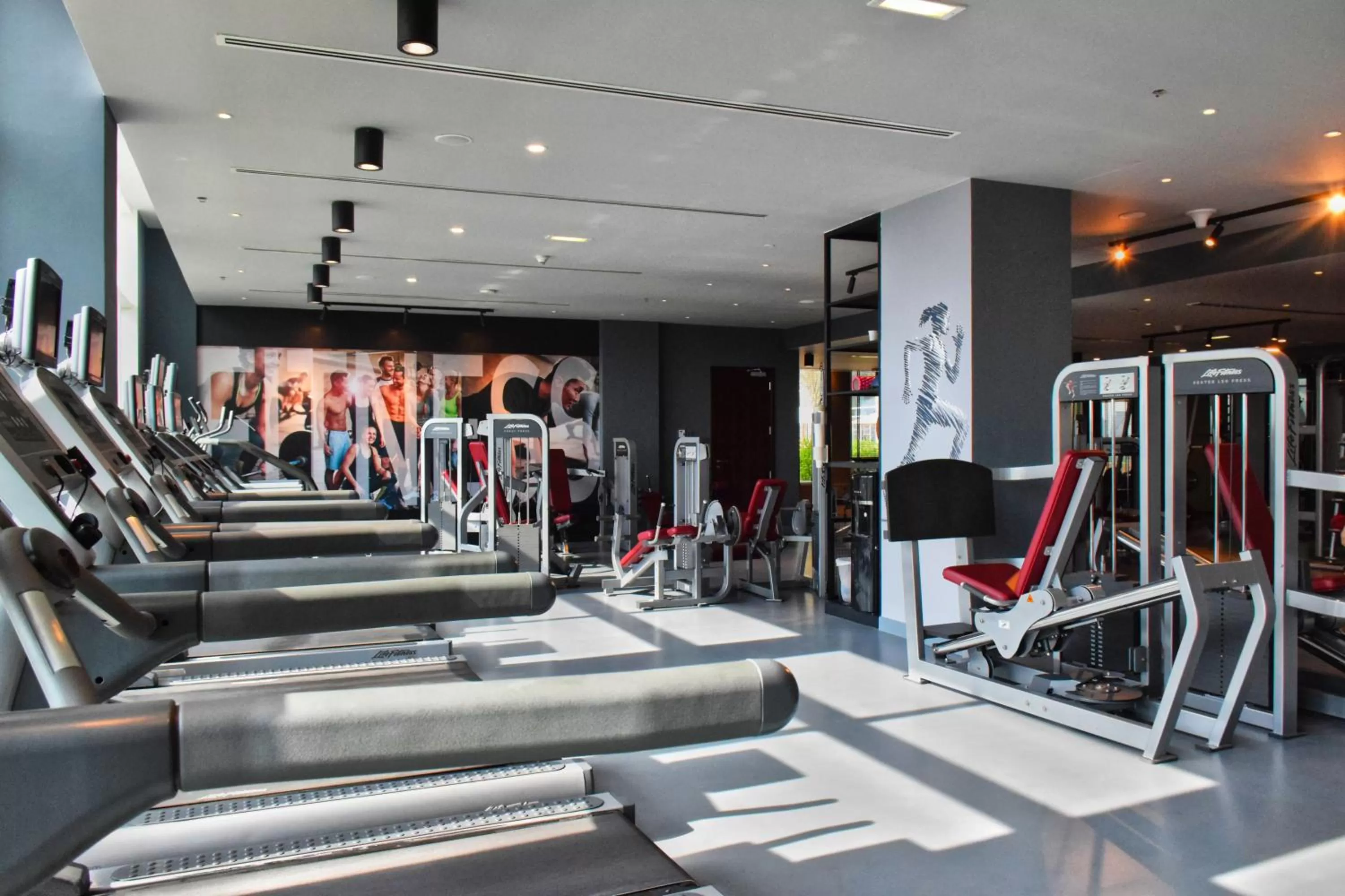 Fitness centre/facilities in Centro Yas Island-by Rotana