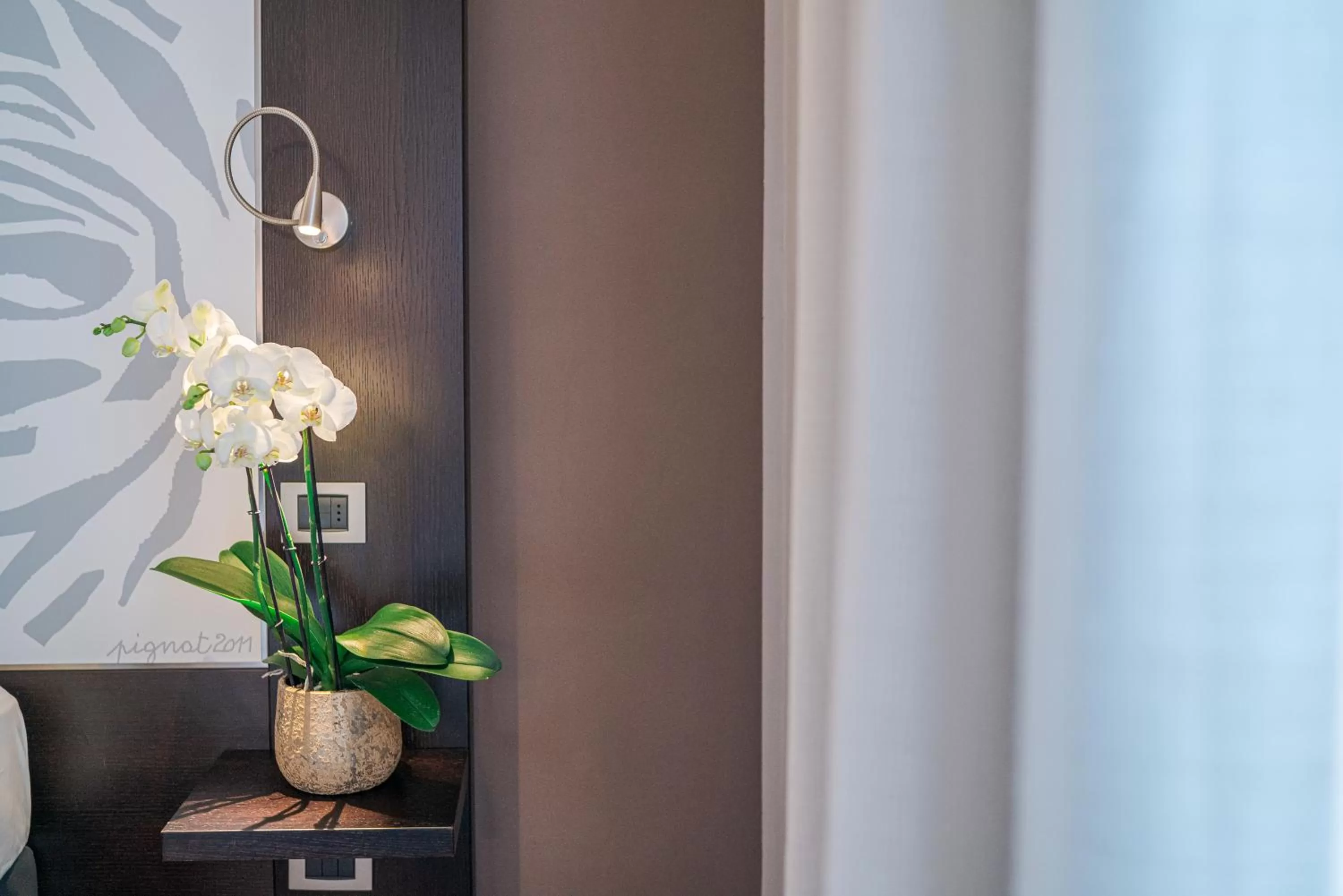 Decorative detail in Hotel Franz