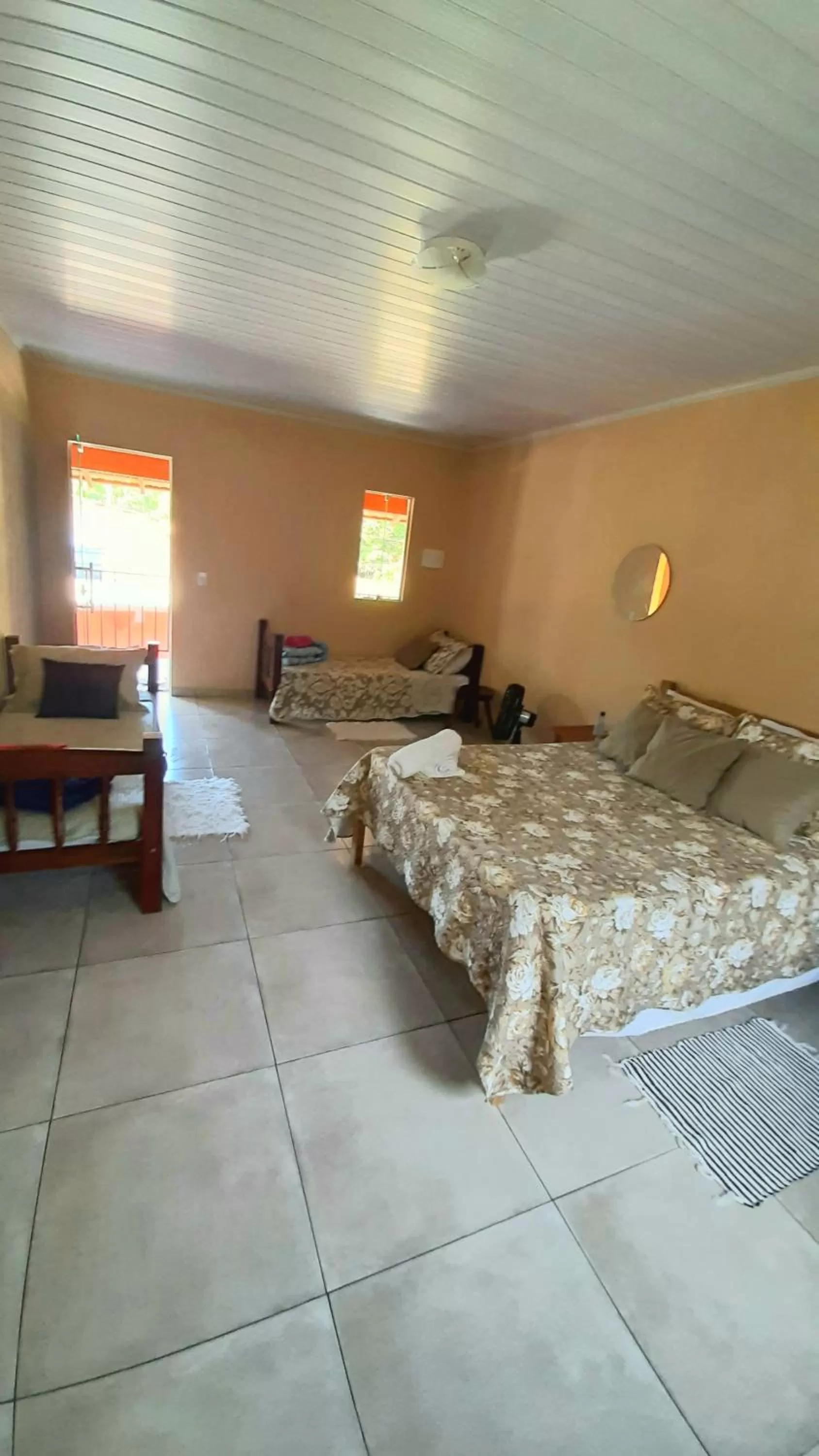 Bed in Pousada Recanto da Lu