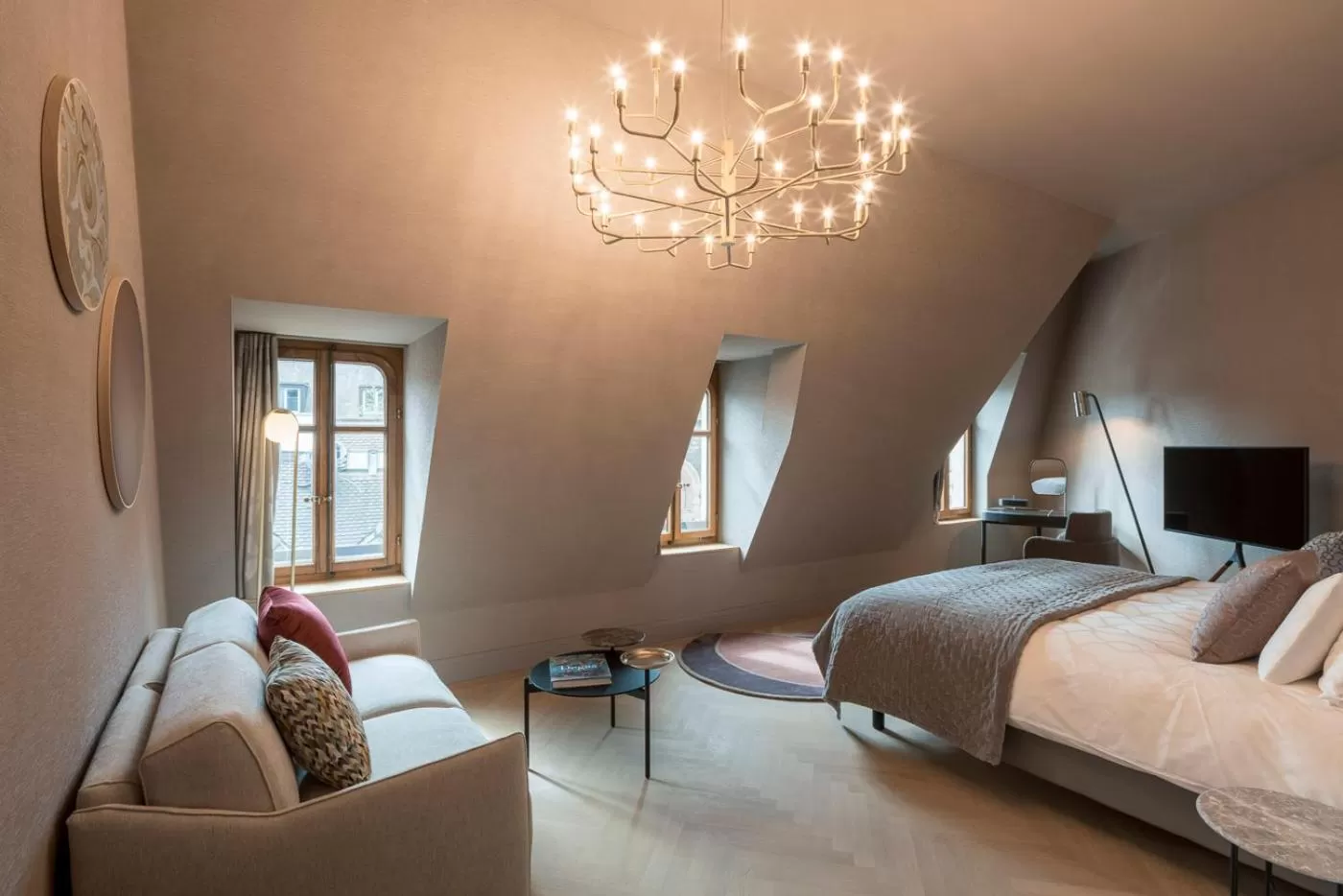 Bedroom, Bed in Hotel Märthof Basel