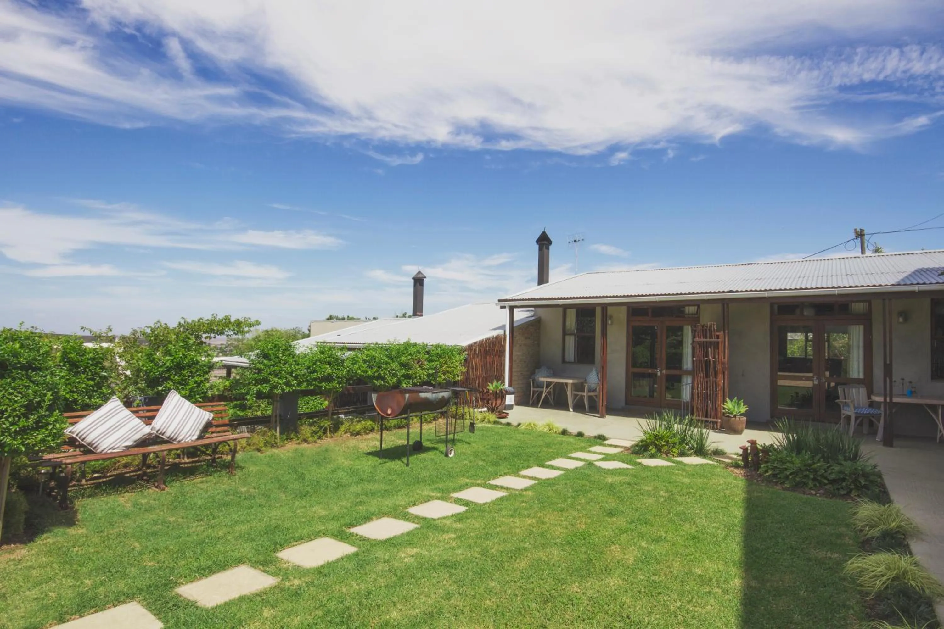 BBQ facilities in A Hilltop Country Retreat