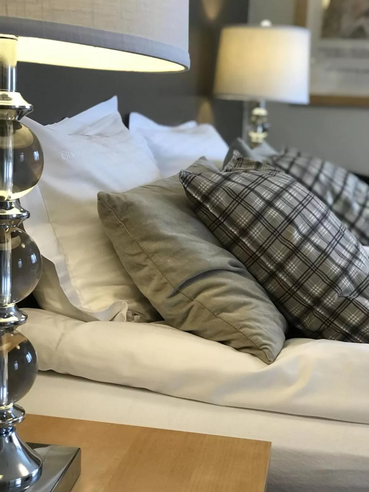 Bed in Snorri's Guesthouse