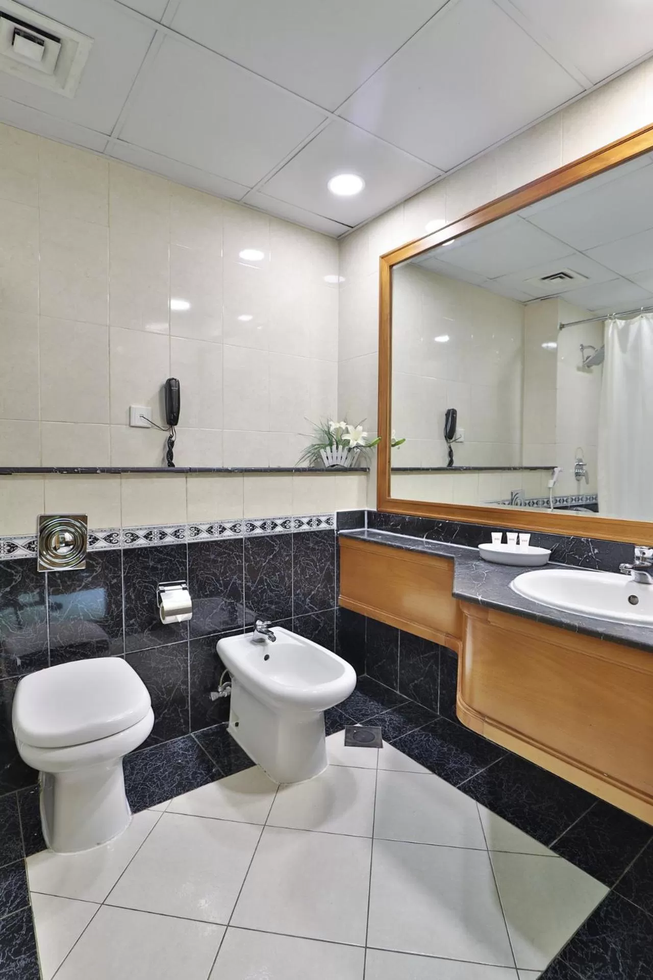 Bathroom in Moon Valley Hotel Apartment - Bur Dubai, Burjuman