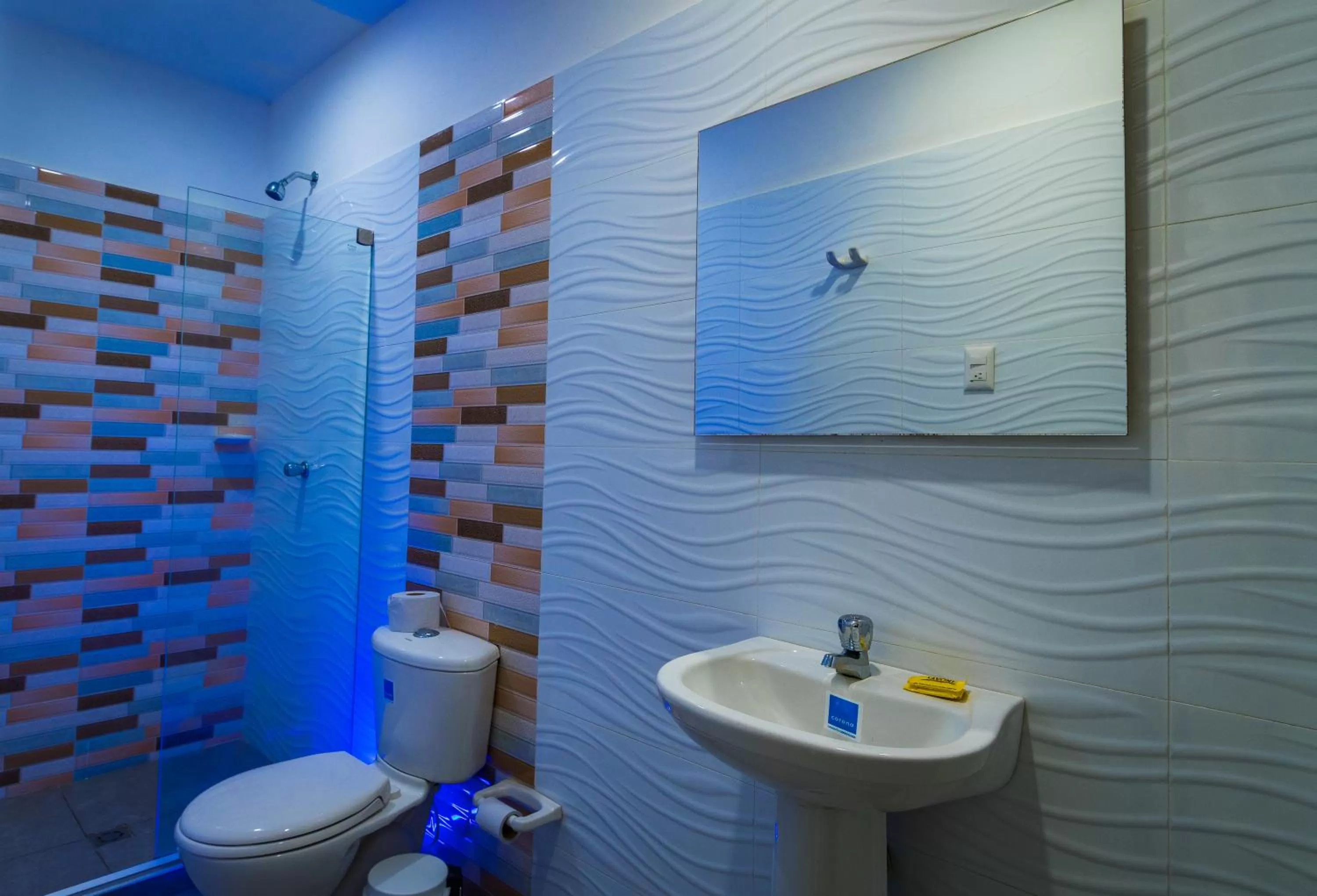 Shower in Genesis Hotel